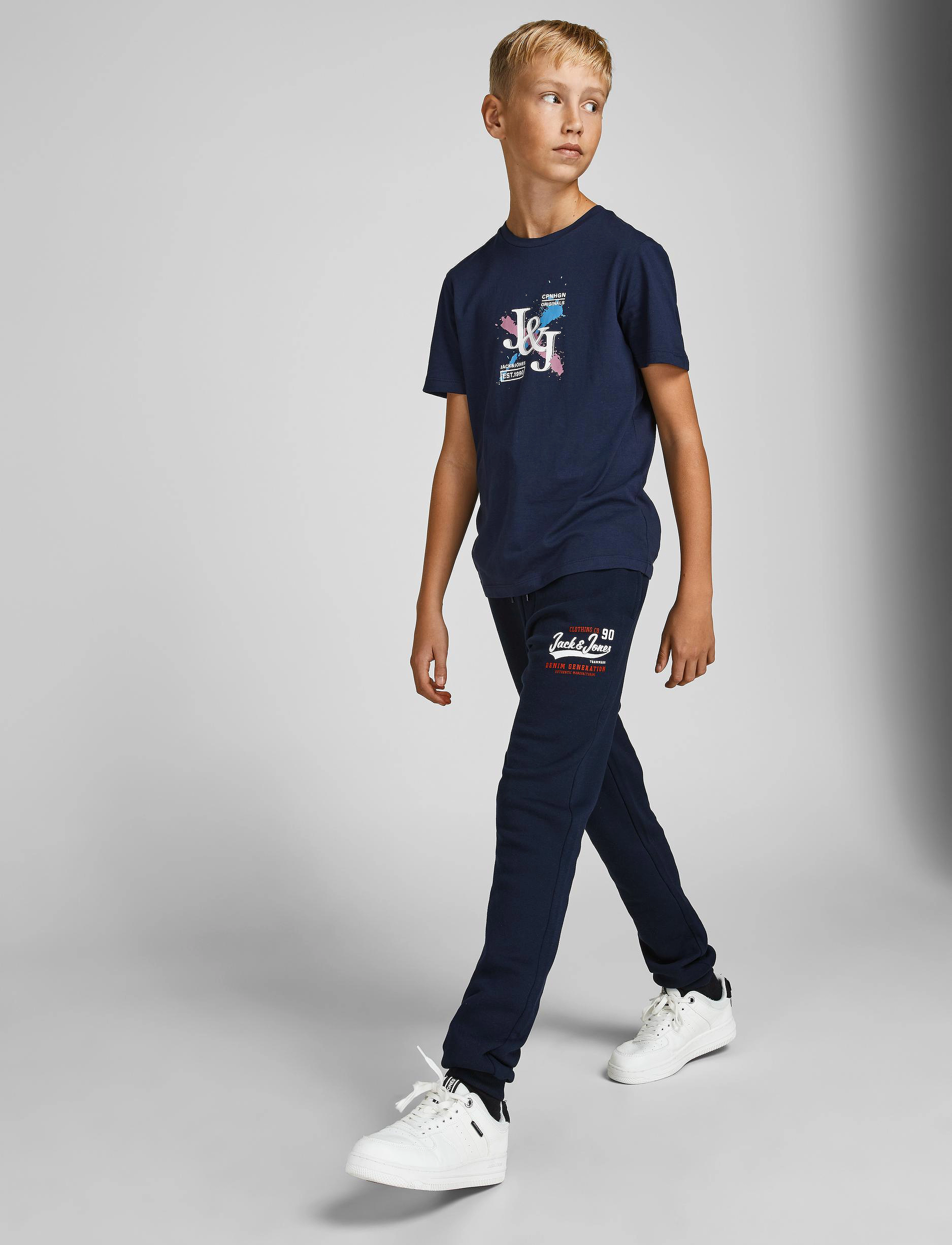 Jack & Jones - JPSTLOGO SWEAT PANT 2 COL 22/23 NOOS JNR - navy blazer - 5