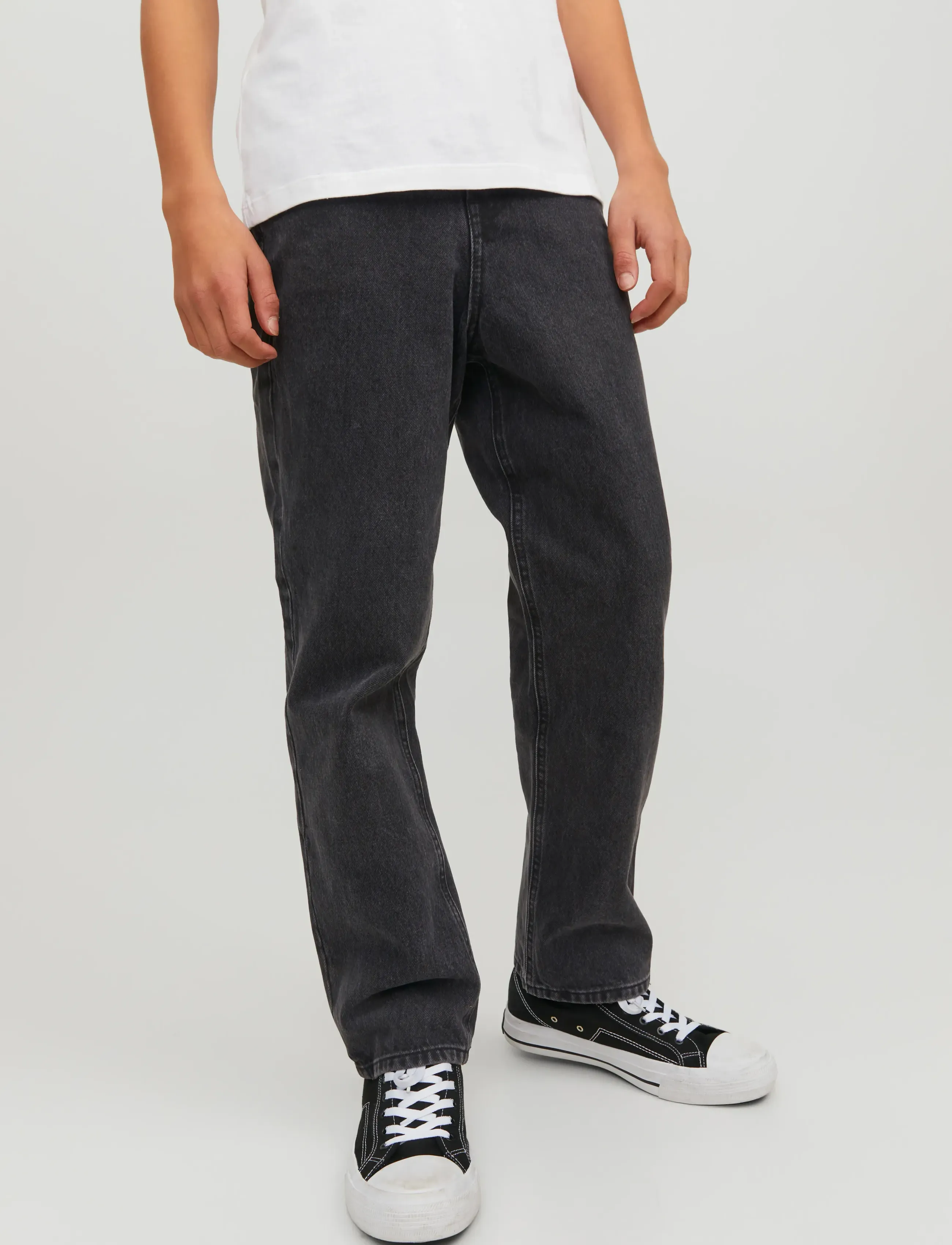 Jack & Jones JJICHRIS JJORIGINAL AKM 823 NOOS JNR - Püksid - BLACK DENIM / black