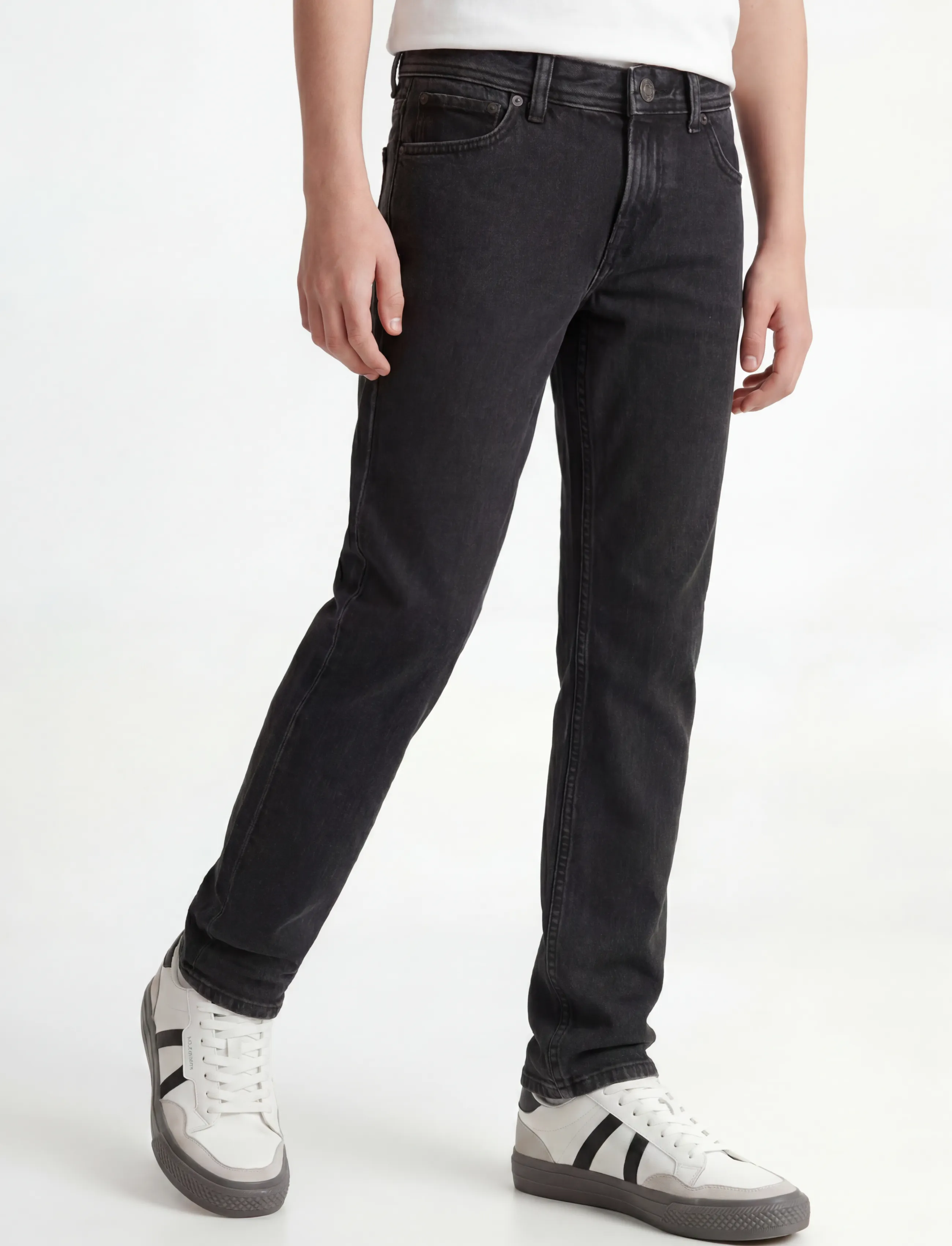 Jack & Jones - JJICHRIS JJORIGINAL AKM 823 NOOS JNR - regular jeans - black denim - 0