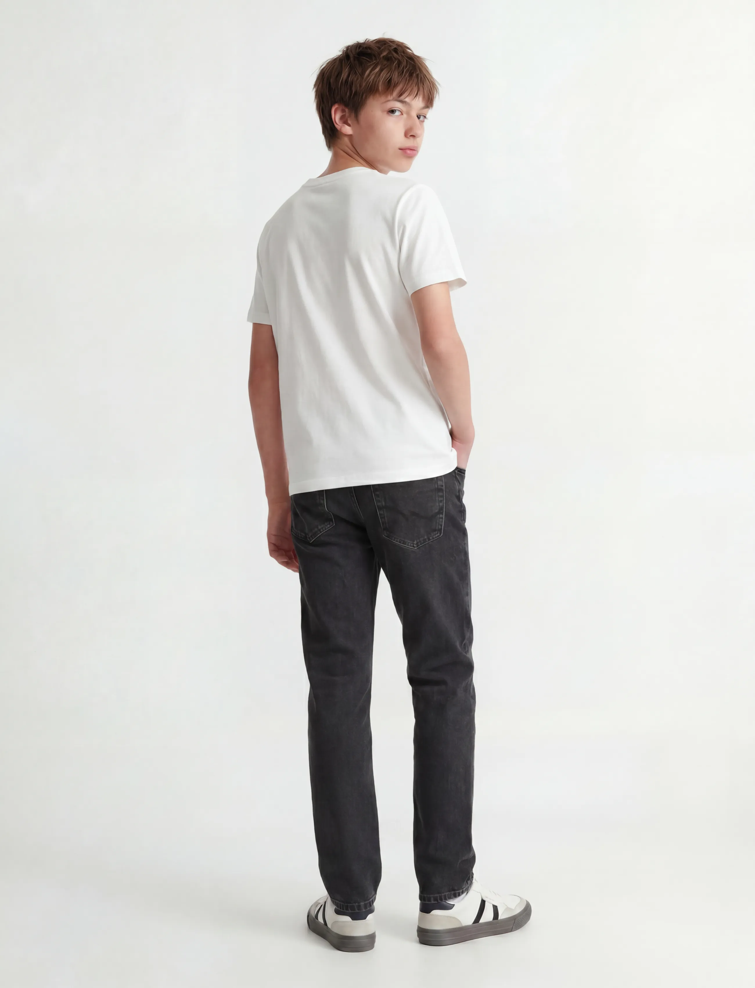 Jack & Jones - JJICHRIS JJORIGINAL AKM 823 NOOS JNR - regular jeans - black denim - 3