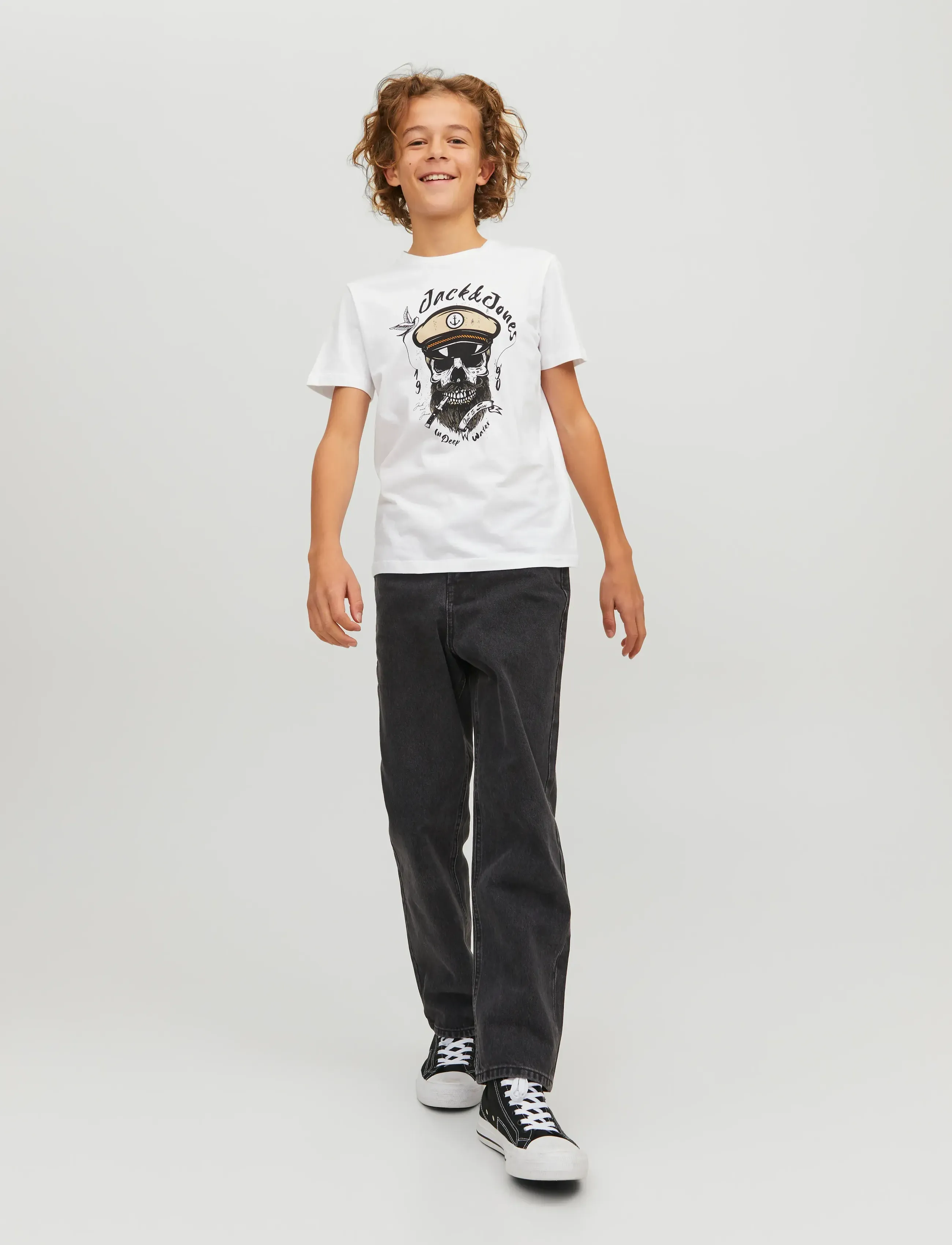Jack & Jones - JJICHRIS JJORIGINAL AKM 823 NOOS JNR - regular jeans - black denim - 4