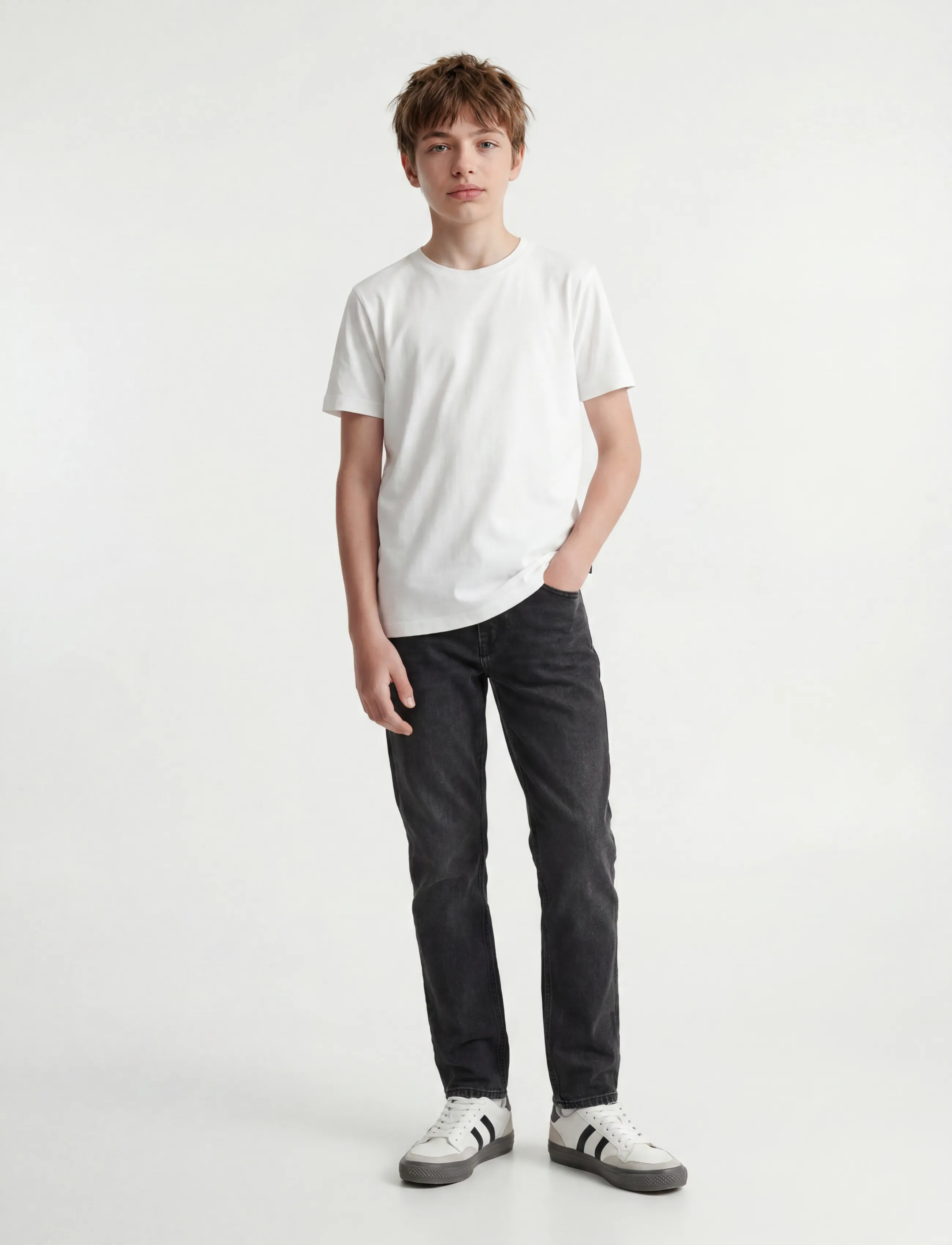Jack & Jones - JJICHRIS JJORIGINAL AKM 823 NOOS JNR - regular jeans - black denim - 4