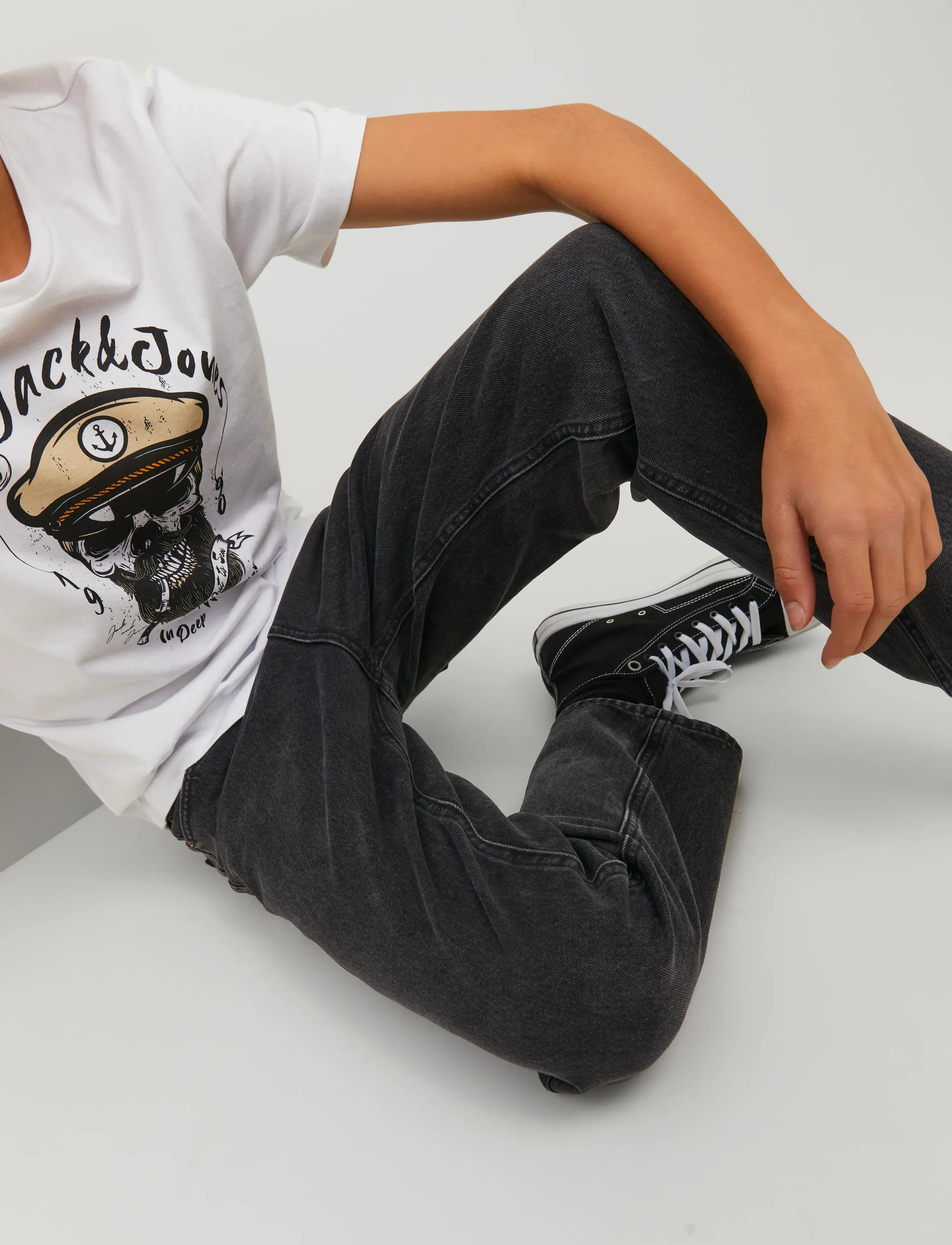 Jack & Jones - JJICHRIS JJORIGINAL AKM 823 NOOS JNR - regular jeans - black denim - 5
