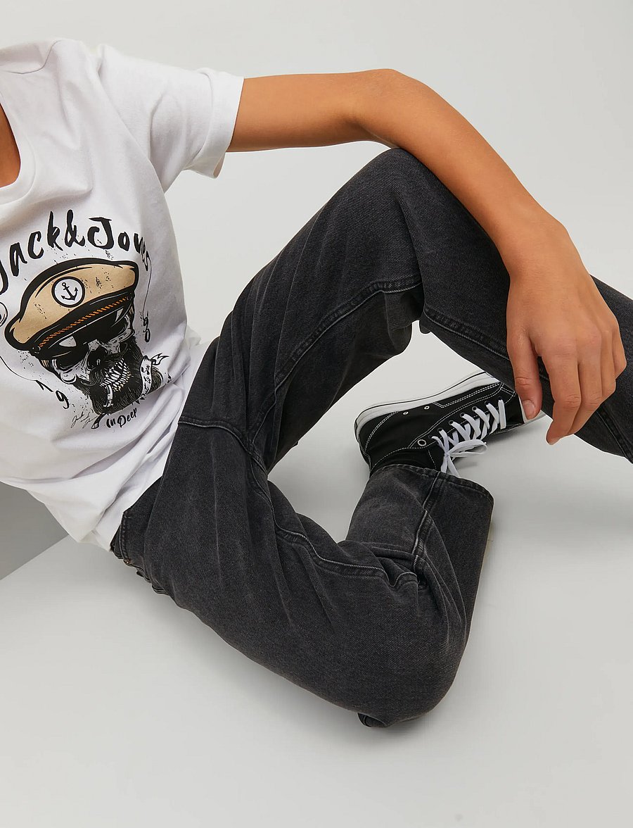 Jack & Jones - JJICHRIS JJORIGINAL AKM 823 NOOS JNR - regular jeans - black denim - 5