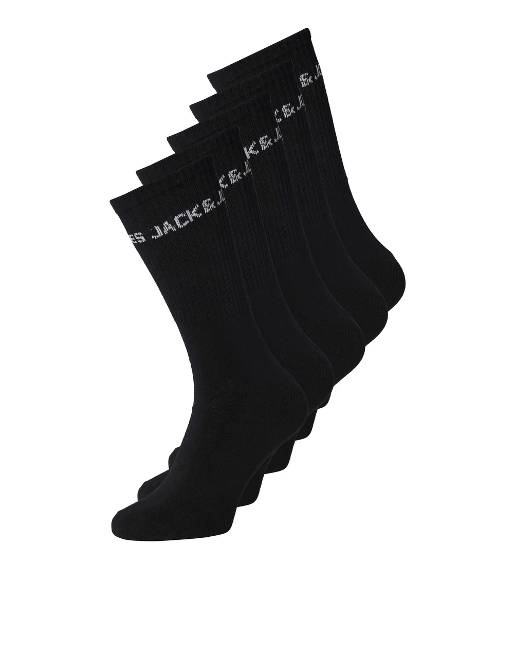 Jack & Jones - JACBASIC LOGO TENNISSOCK 5 PACK NOOS JNR - strümpfe - black - 0