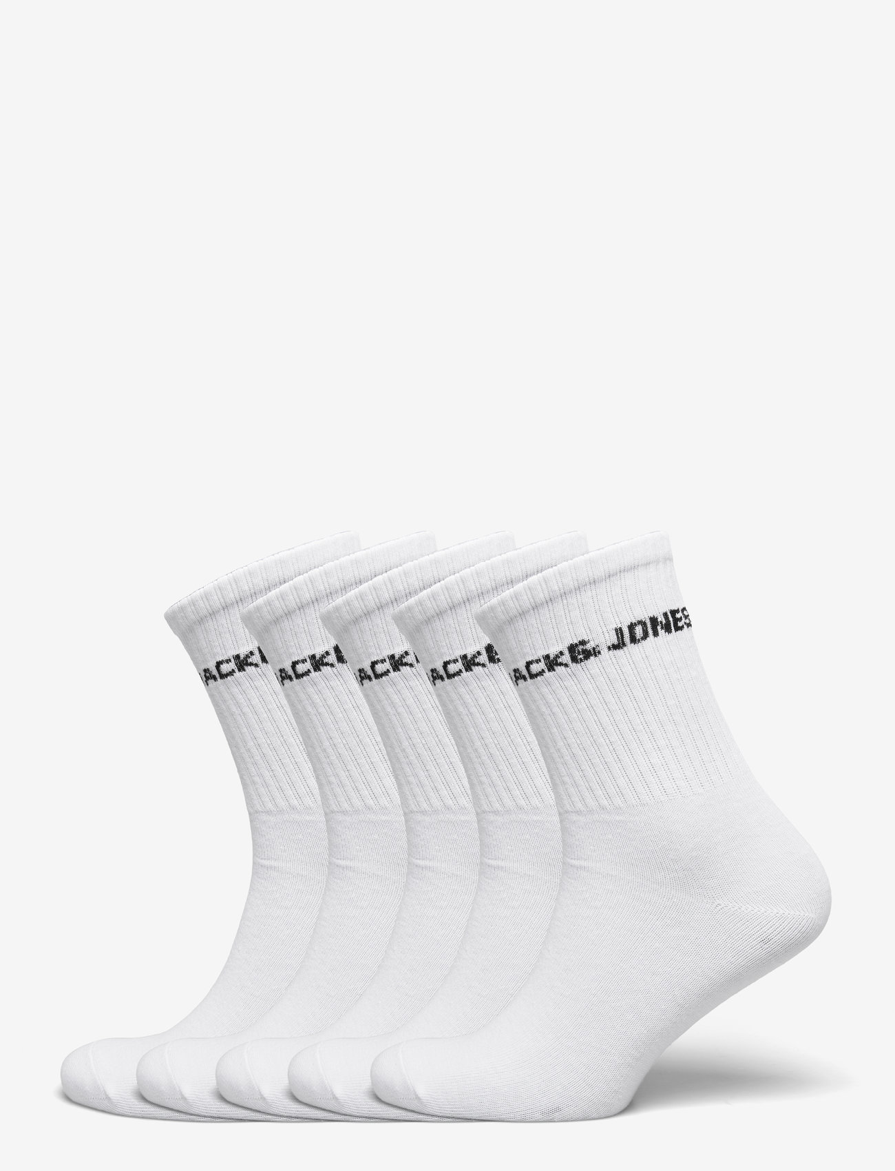 Jack & Jones - JACBASIC LOGO TENNISSOCK 5 PACK NOOS JNR - strümpfe - white - 0