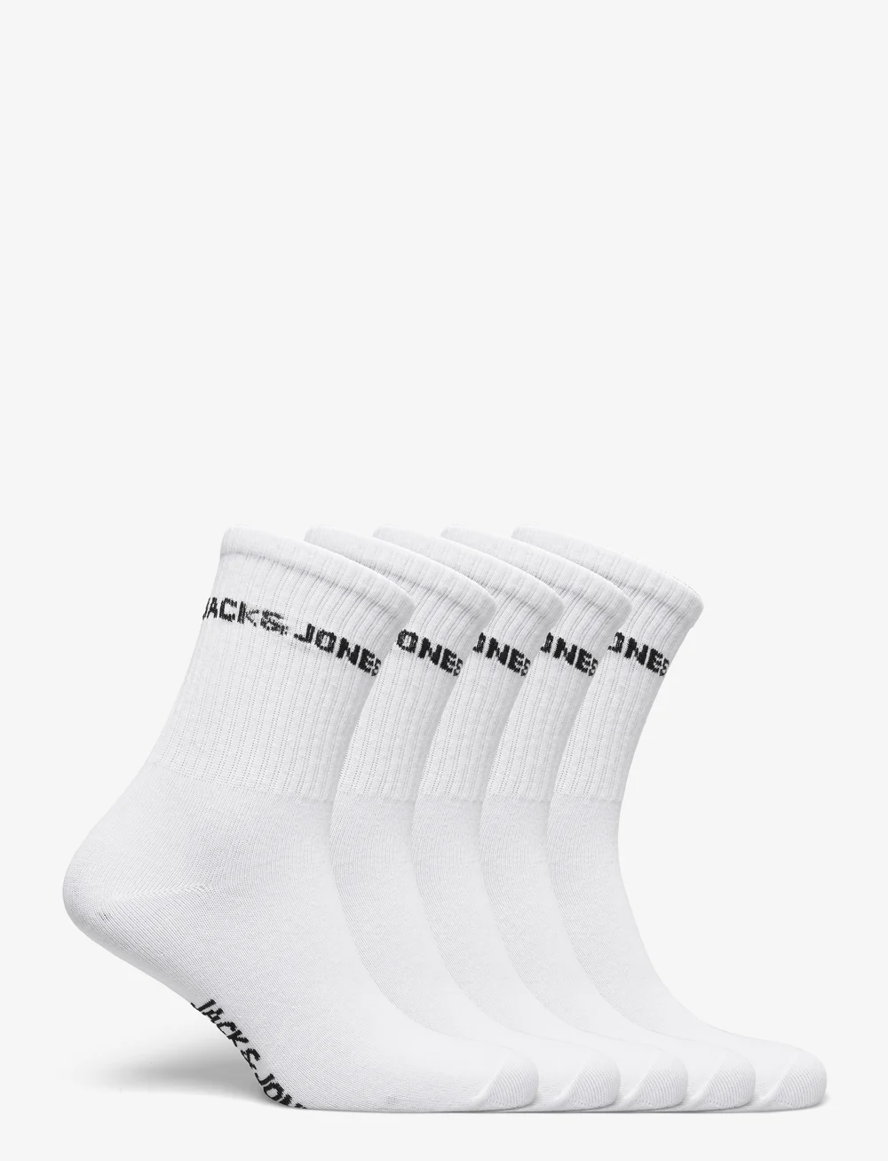 Jack & Jones - JACBASIC LOGO TENNISSOCK 5 PACK NOOS JNR - strumpor - white - 1