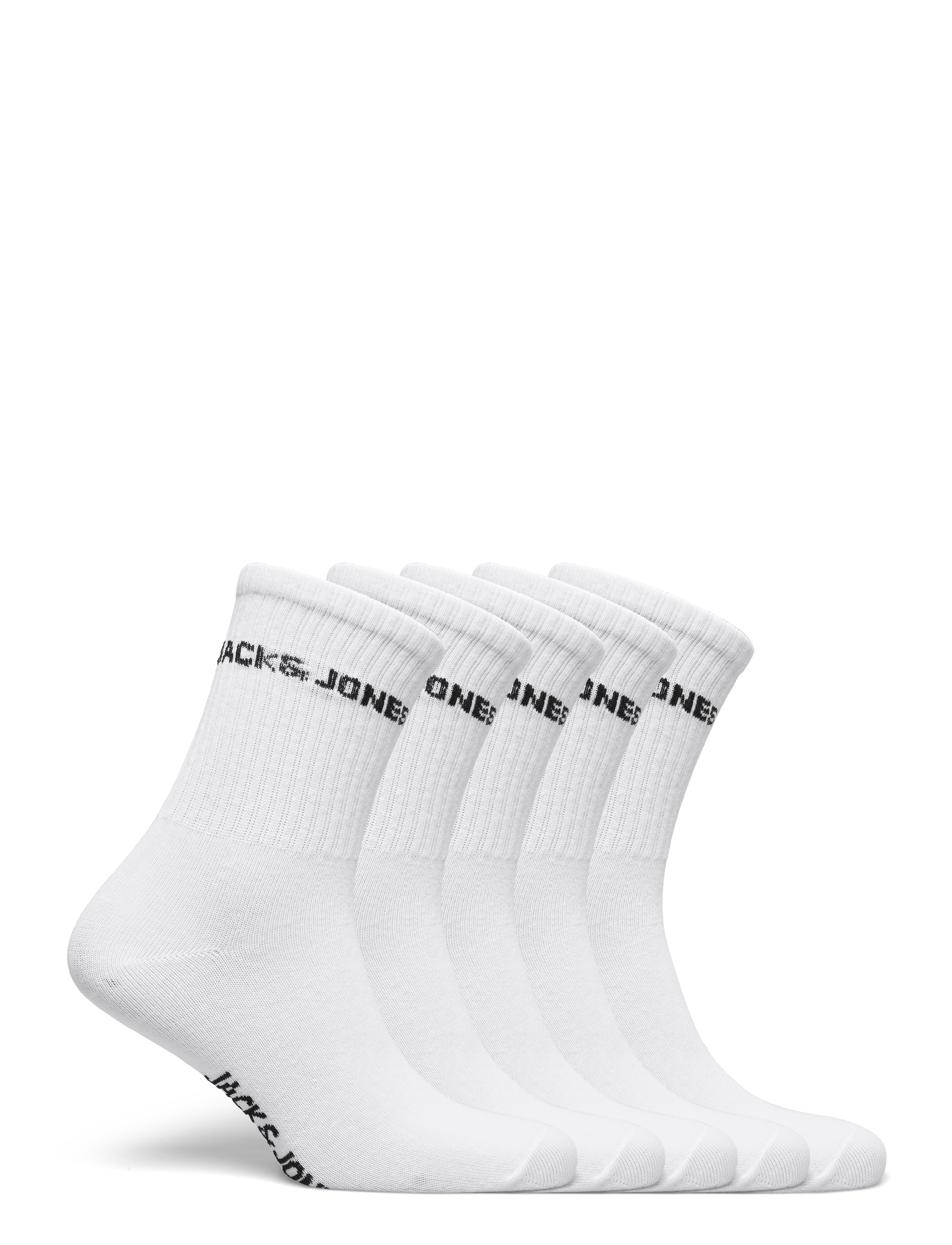 Jack & Jones - JACBASIC LOGO TENNISSOCK 5 PACK NOOS JNR - socks - white - 1