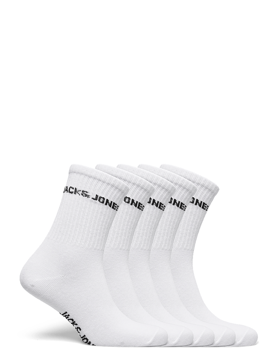 Jack & Jones - JACBASIC LOGO TENNISSOCK 5 PACK NOOS JNR - sokid - white - 1