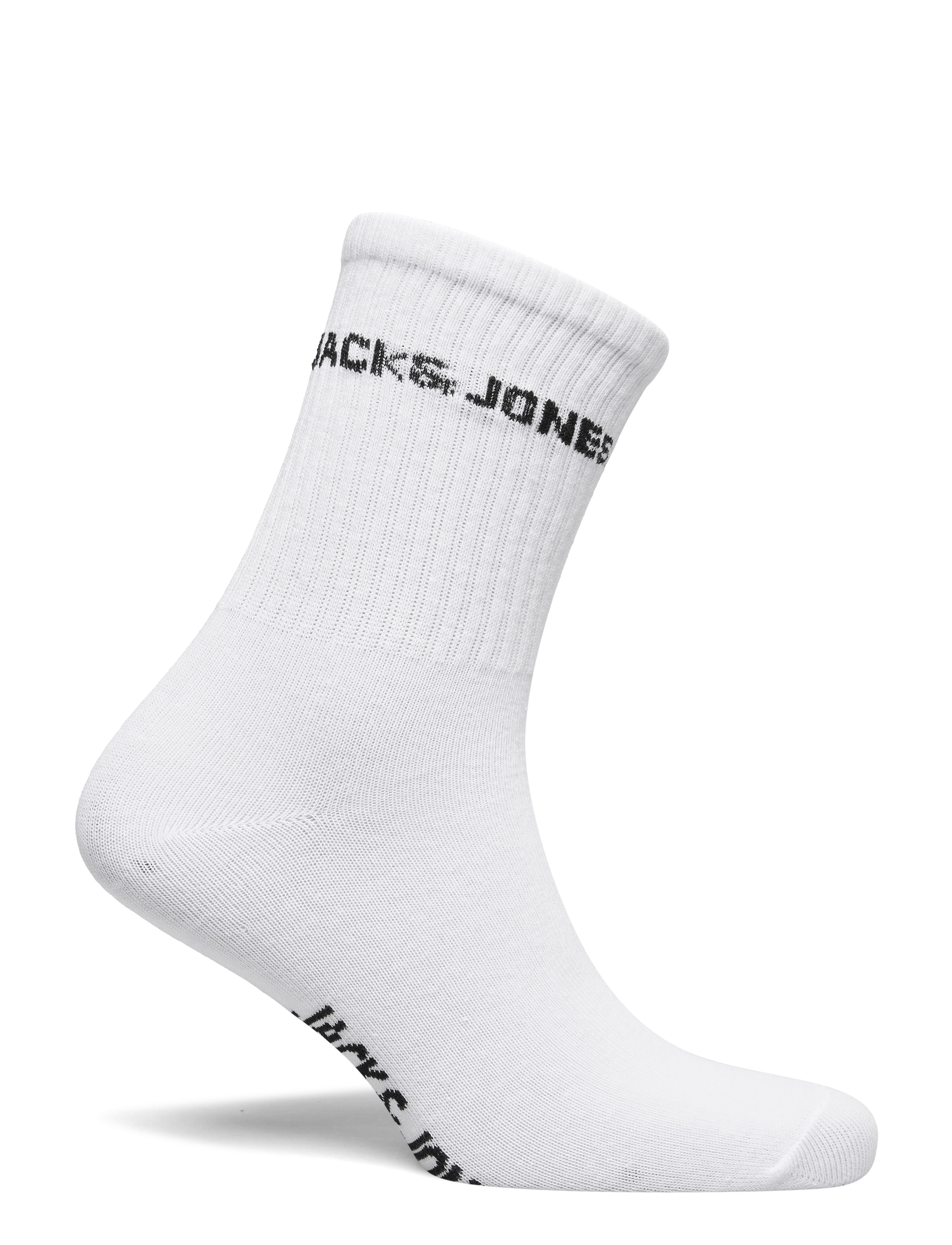 Jack & Jones - JACBASIC LOGO TENNISSOCK 5 PACK NOOS JNR - socks - white - 3