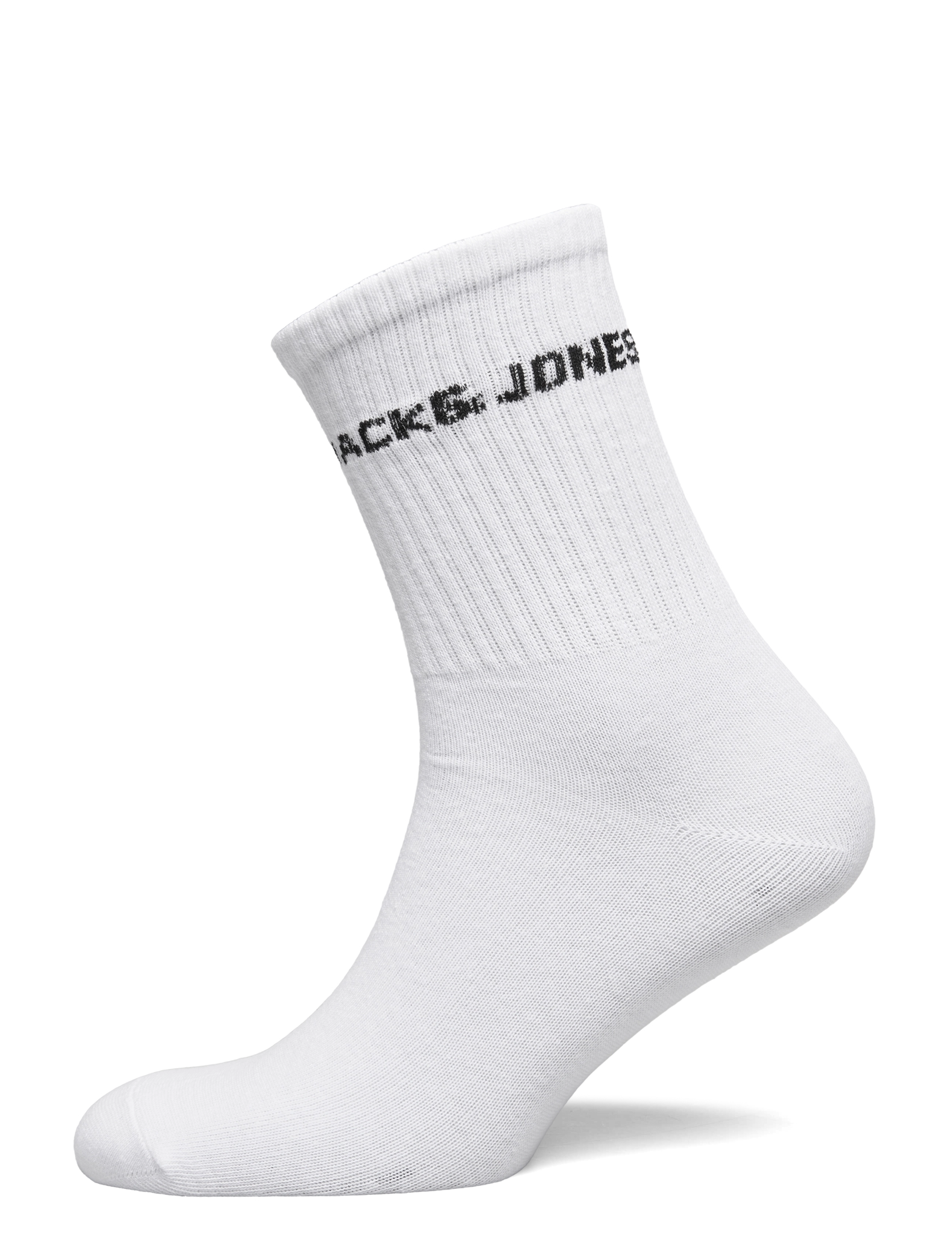 Jack & Jones - JACBASIC LOGO TENNISSOCK 5 PACK NOOS JNR - socks - white - 4