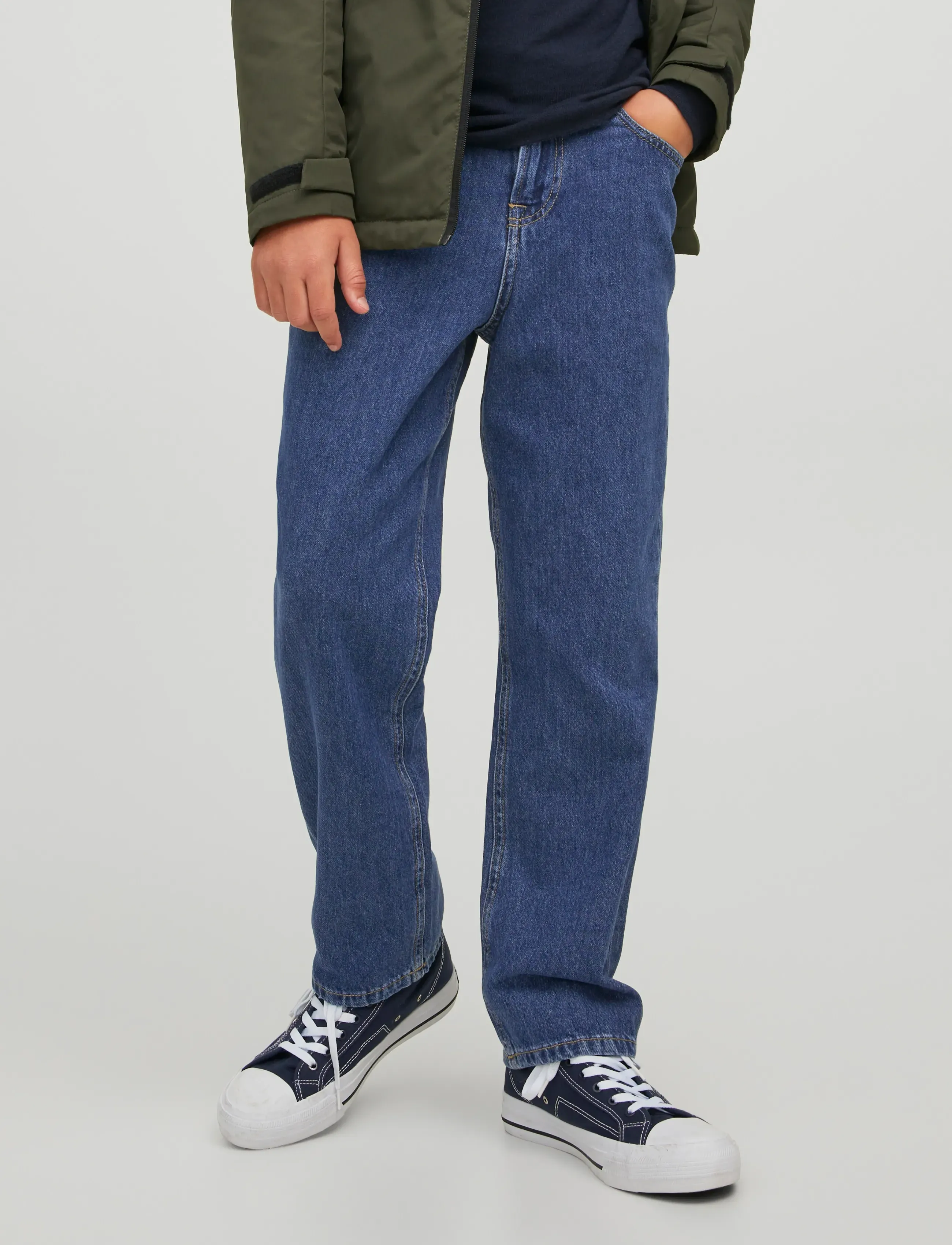 Jack & Jones JJICHRIS JJORIGINAL AKM 723 NOOS JNR - Bottoms - BLUE DENIM / blue