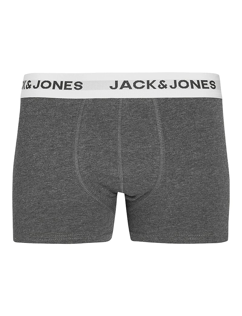 Jack & Jones - JACBASIC WHITE WB TRUNKS 5 PACK NOOS JNR - underpants - black - 0