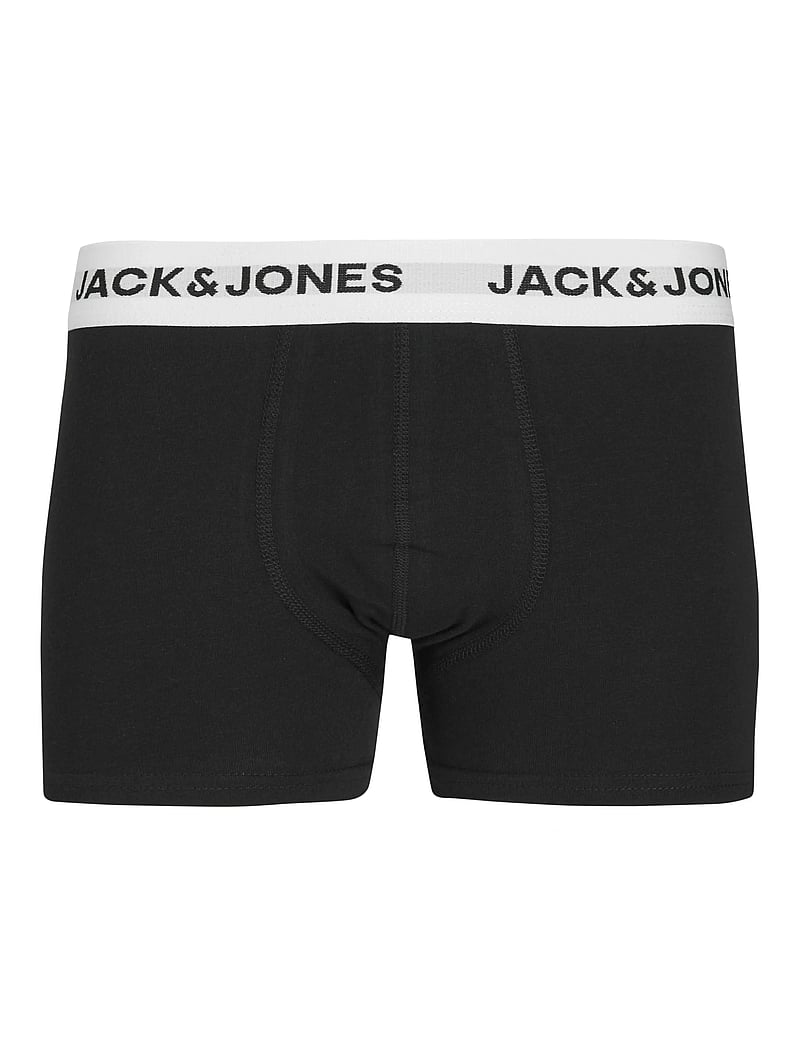 Jack & Jones - JACBASIC WHITE WB TRUNKS 5 PACK NOOS JNR - underpants - black - 4