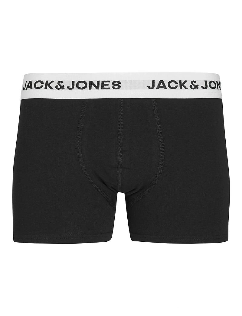 Jack & Jones - JACBASIC WHITE WB TRUNKS 5 PACK NOOS JNR - underpants - black - 5