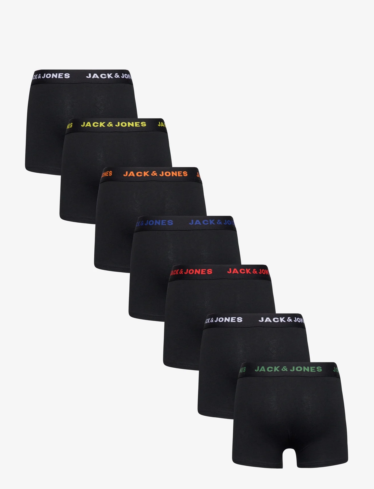 Jack & Jones - JACBASIC TRUNKS 7 PACK  JNR - unterteile - black - 1