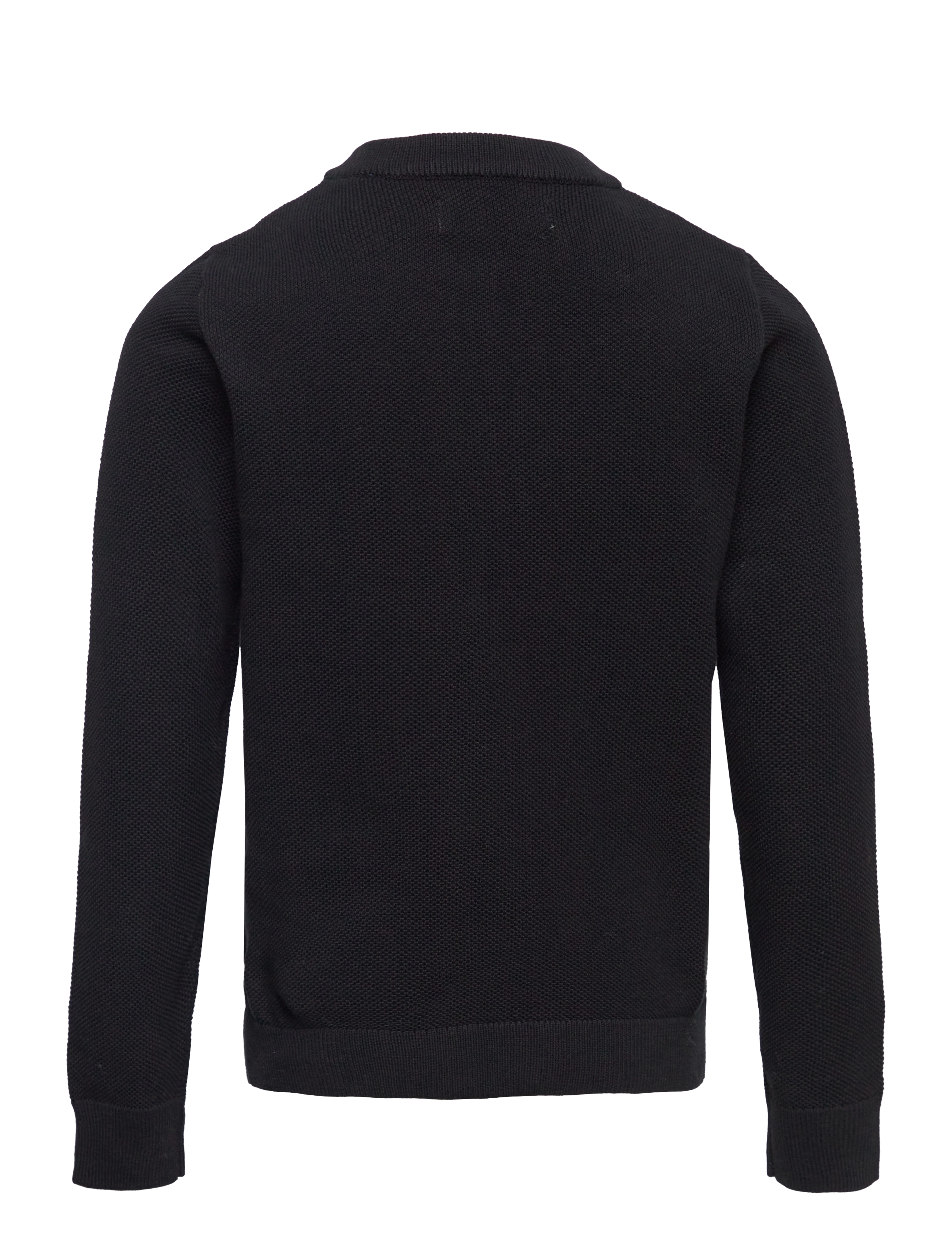 Jack & Jones - JJHILL KNIT BASEBALL CARDIGAN JNR - black - 1