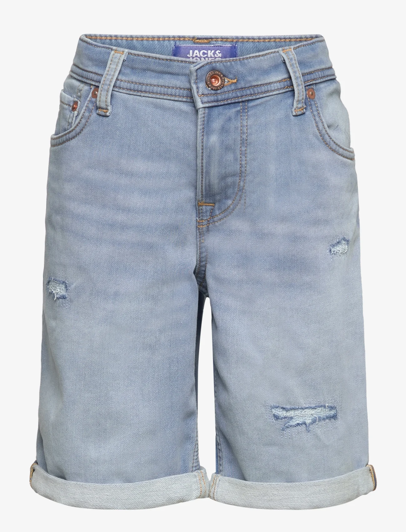 Jack & Jones - JJIRICK JJIORG SHORTS GE 635 I.K SN JNR - korte jeansbroeken - blue denim - 0