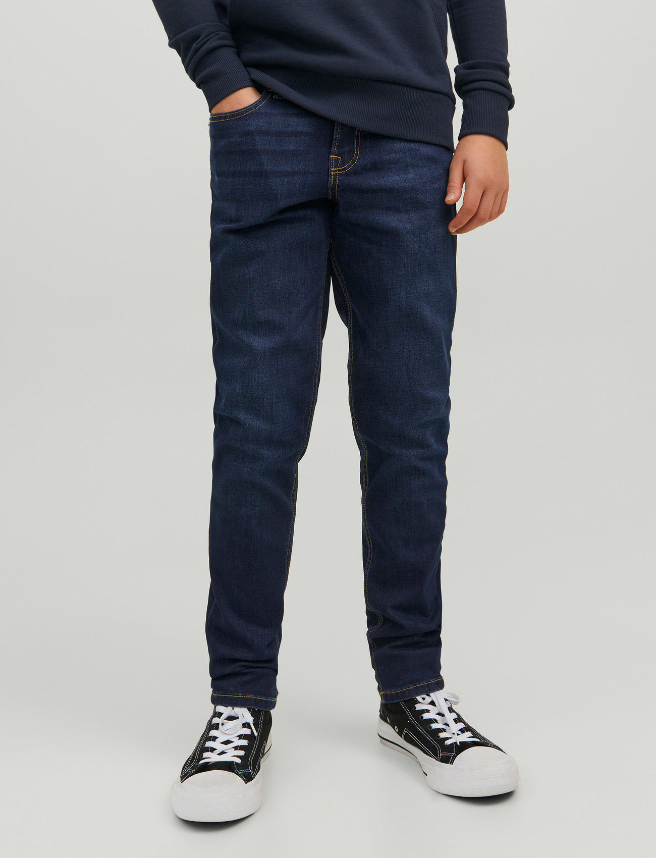 Jack & Jones - JJIGLENN JJORIGINAL MF 550 JNR - regular jeans - blue denim - 0