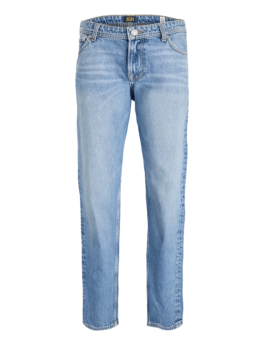 Jack & Jones - JJICHRIS JJORIGINAL AKM 920 NOOS JNR - regular piegriezuma džinsa bikses - blue denim - 1