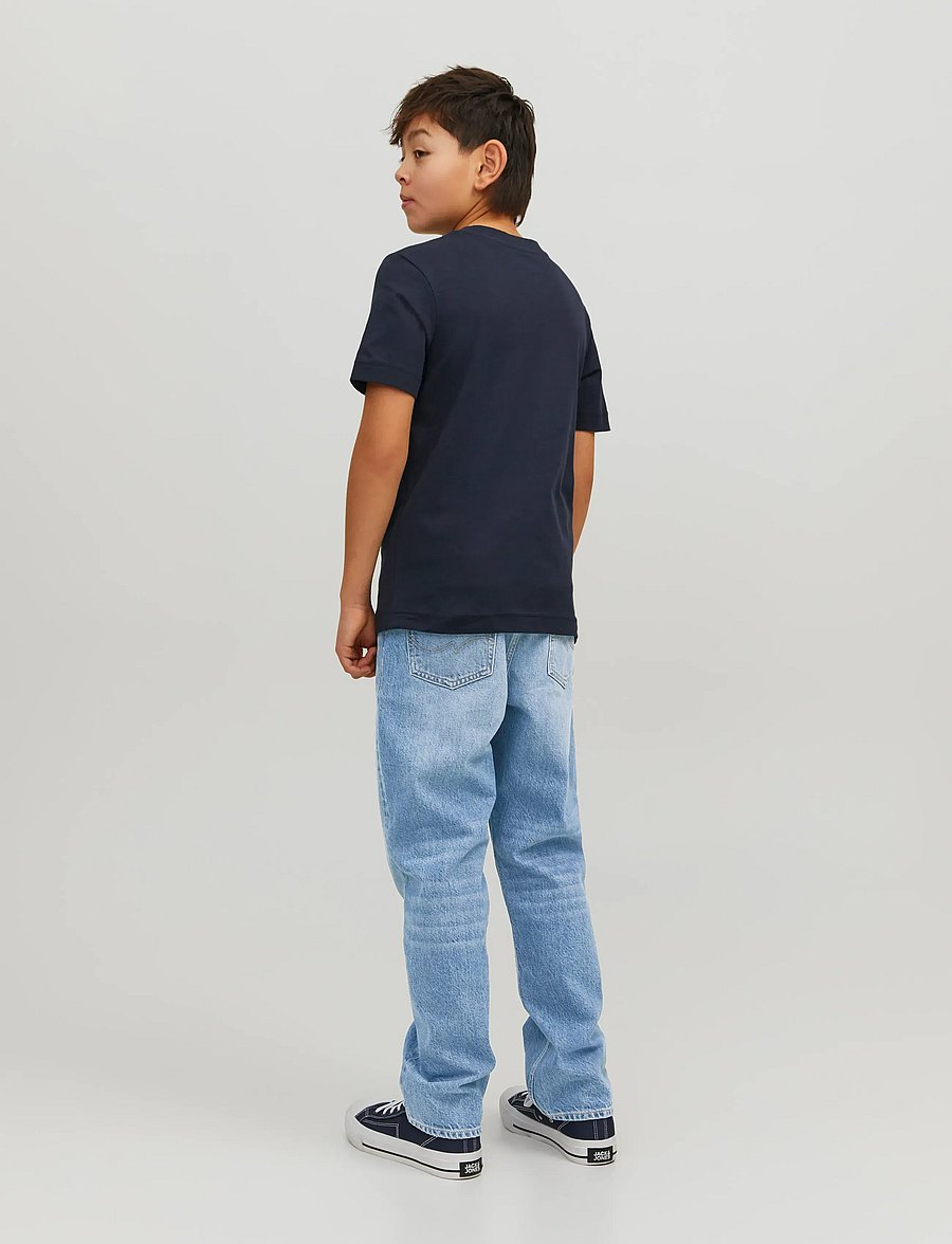 Jack & Jones - JJICHRIS JJORIGINAL AKM 920 NOOS JNR - regular piegriezuma džinsa bikses - blue denim - 3
