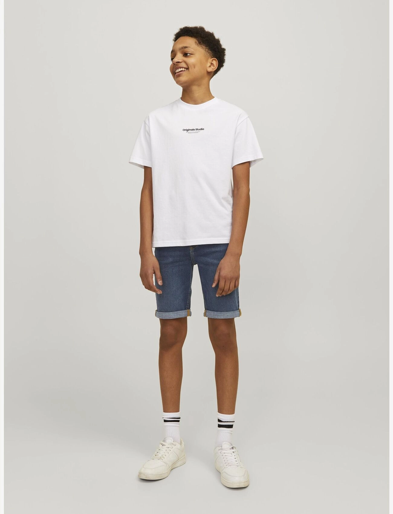 Jack & Jones - JJIRICK JJORIGINAL SHORTS MF 550 SN JNR - blue denim - 3