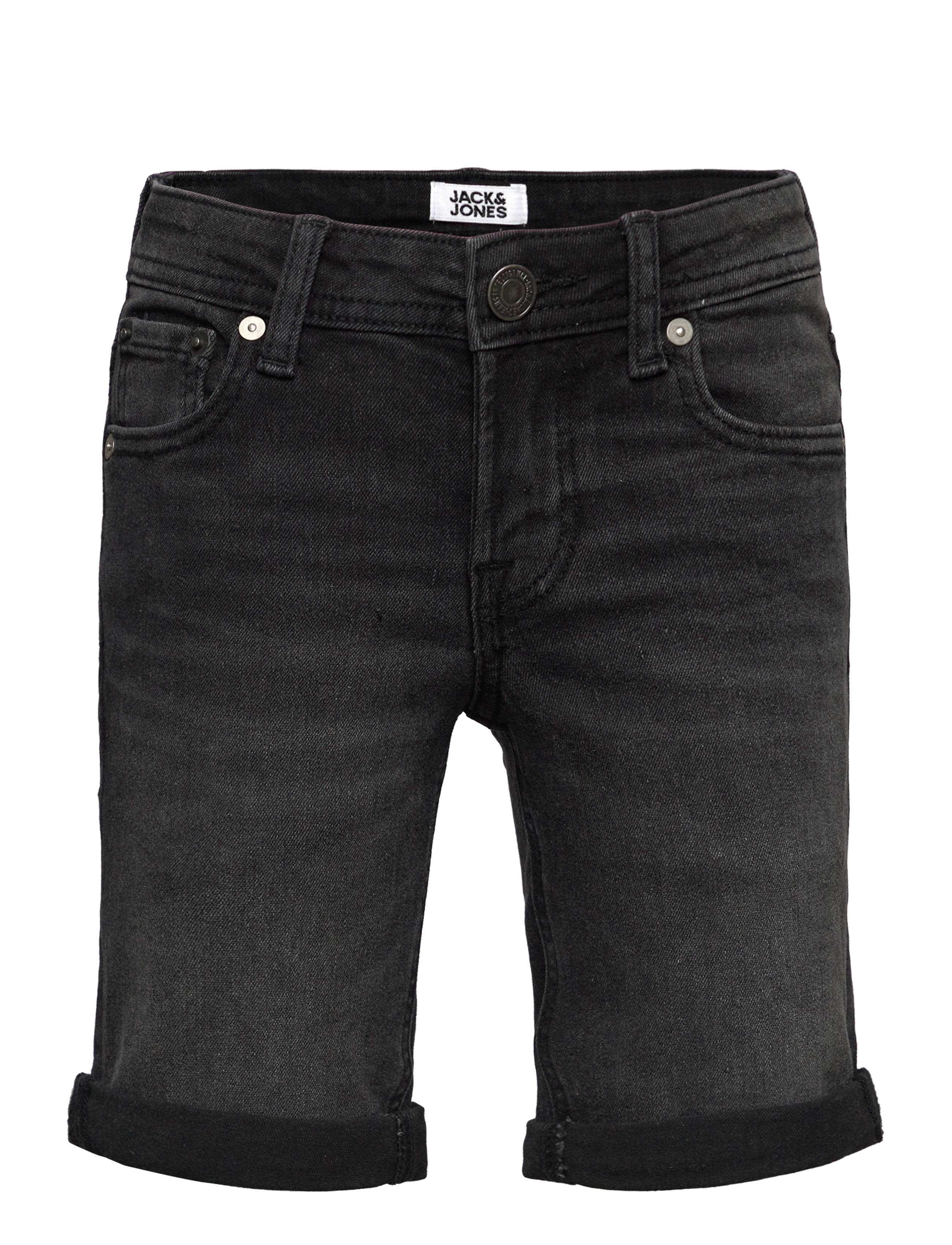 JJIRICK JJORIGINAL SHORTS MF 2350 SN JNR - BLACK DENIM