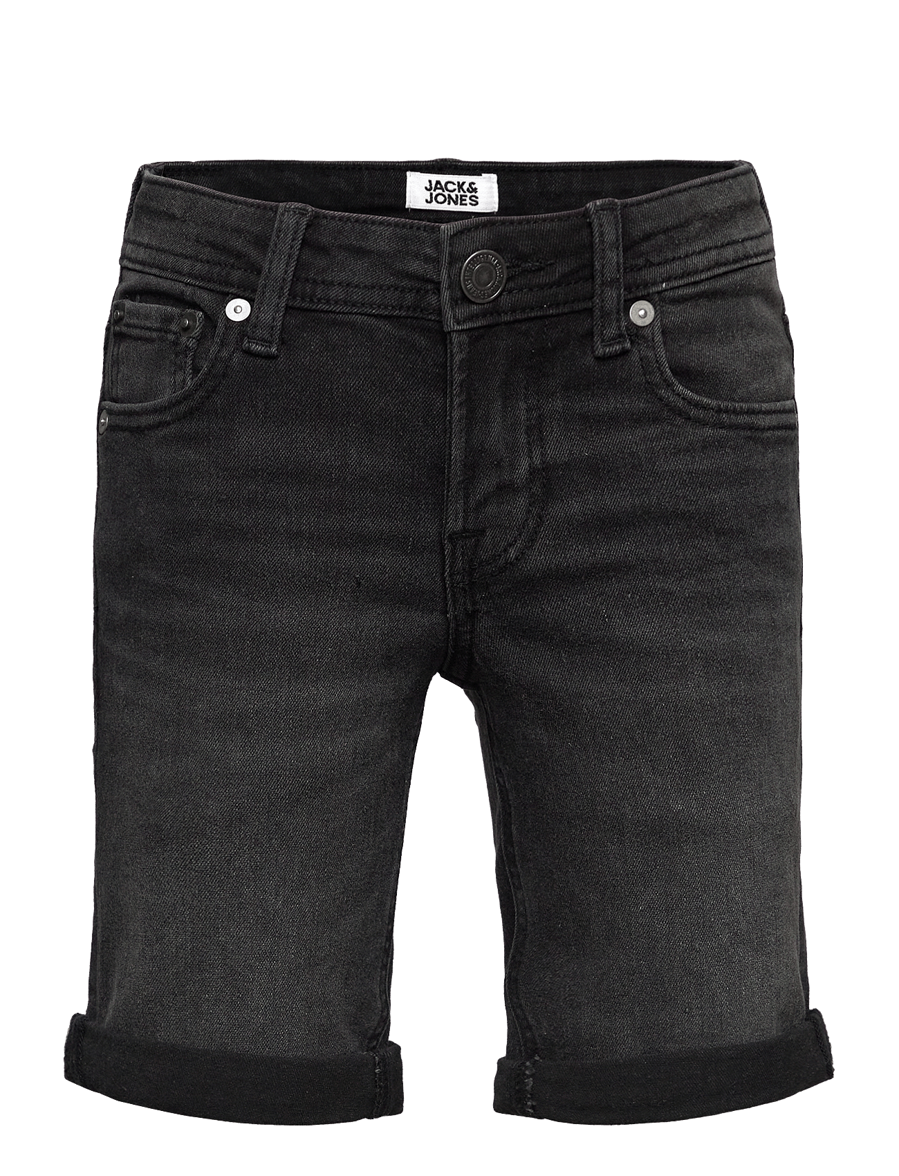 JJIRICK JJORIGINAL SHORTS MF 2350 SN JNR - BLACK DENIM
