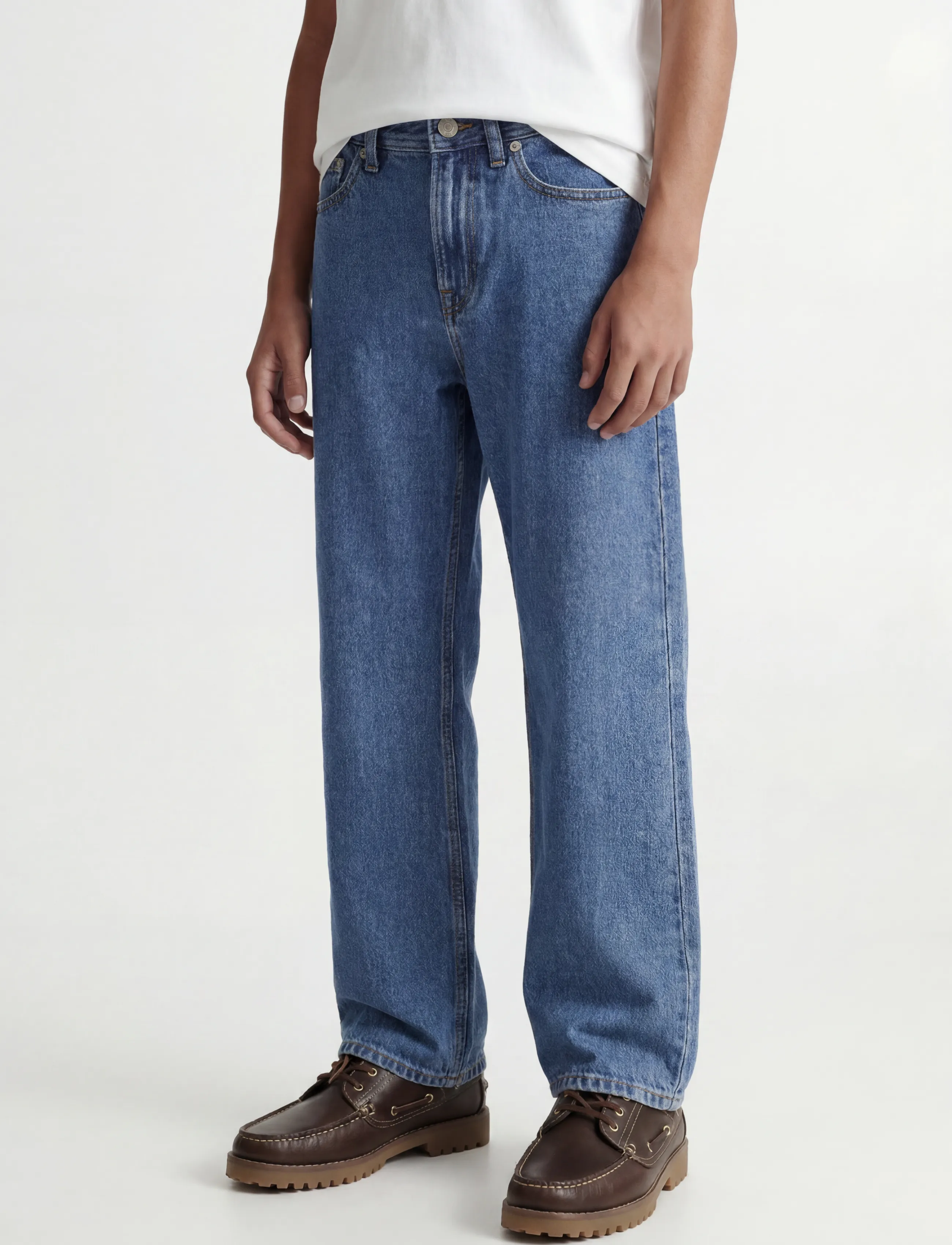 Jack & Jones JJIALEX JJORIGINAL AKM 412 NOOS JNR - Bottoms - BLUE DENIM / blue