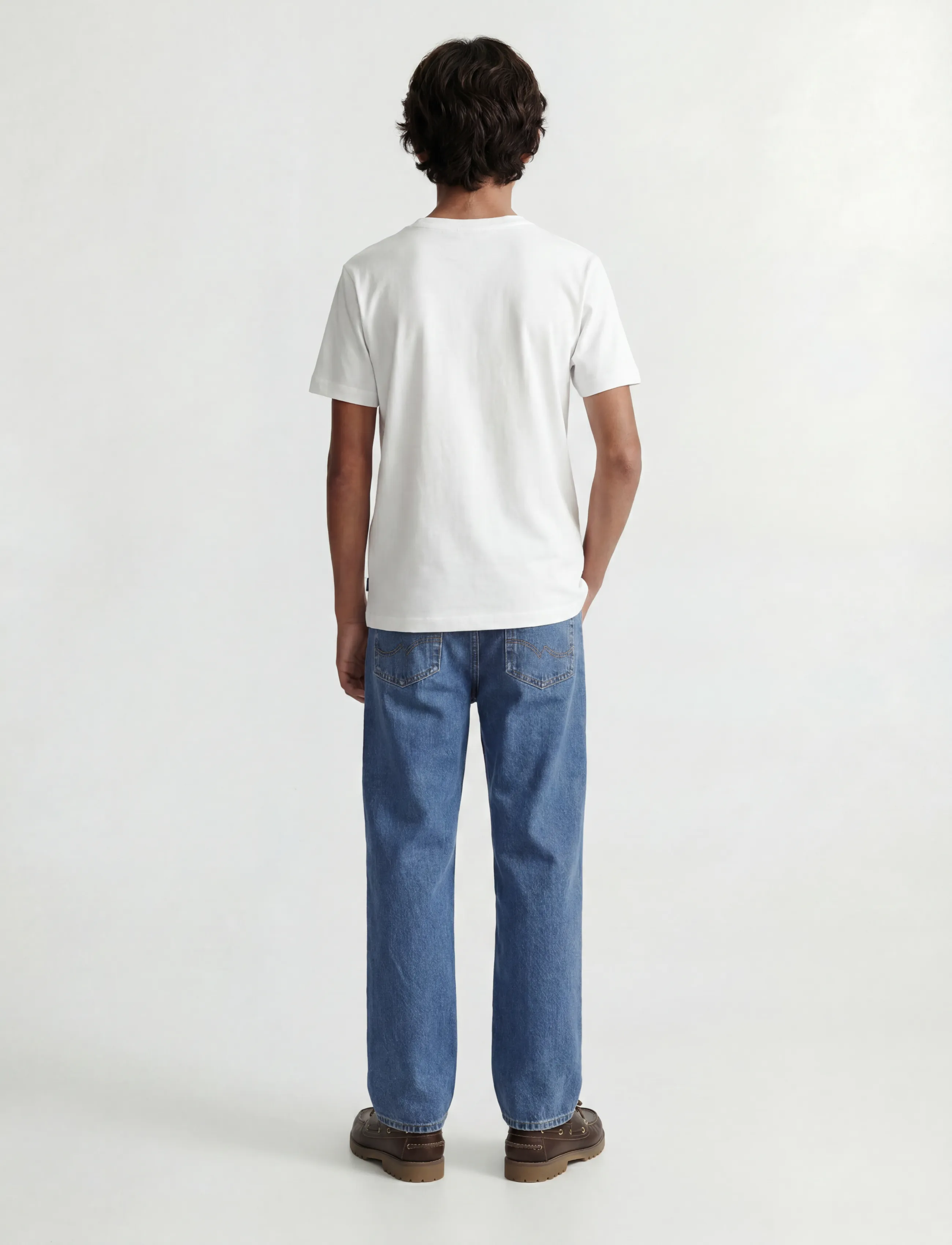 Jack & Jones - JJIALEX JJORIGINAL AKM 412 NOOS JNR - brede jeans - blue denim - 3
