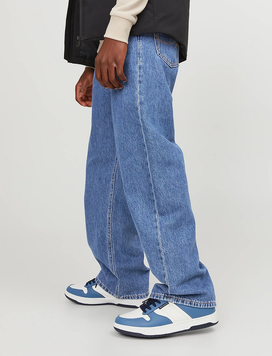 Jack & Jones - JJIALEX JJORIGINAL AKM 412 NOOS JNR - laia säärega teksad - blue denim - 4