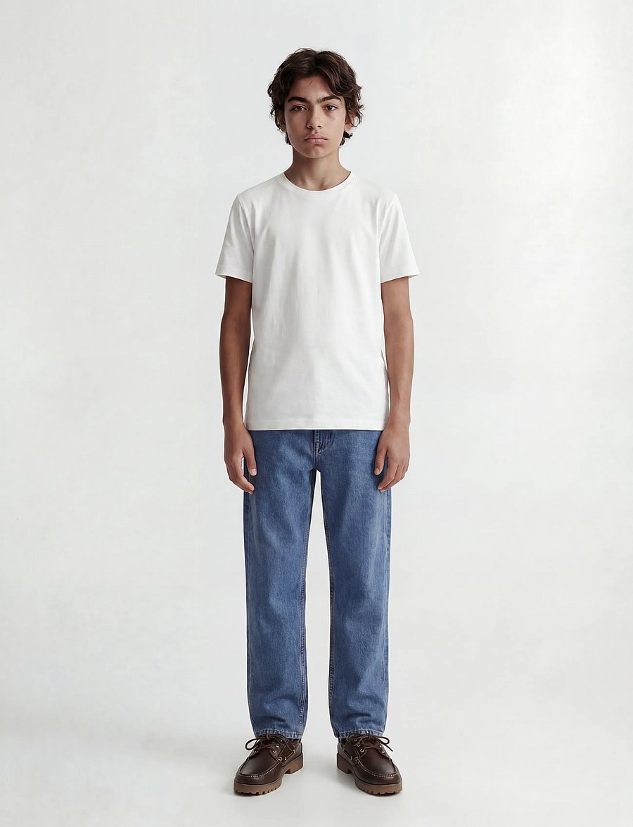 Jack & Jones - JJIALEX JJORIGINAL AKM 412 NOOS JNR - brede jeans - blue denim - 4