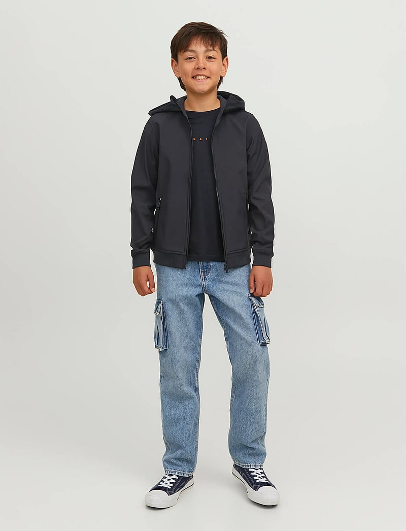 Jack & Jones - JJEBASIC SOFTSHELL HOOD NOOS JNR - vestes softshell - black - 3