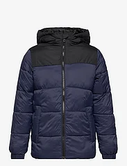 Jack & Jones - JJETOBY PUFFER HOOD SN JNR - gewatteerde jassen - navy blazer - 0