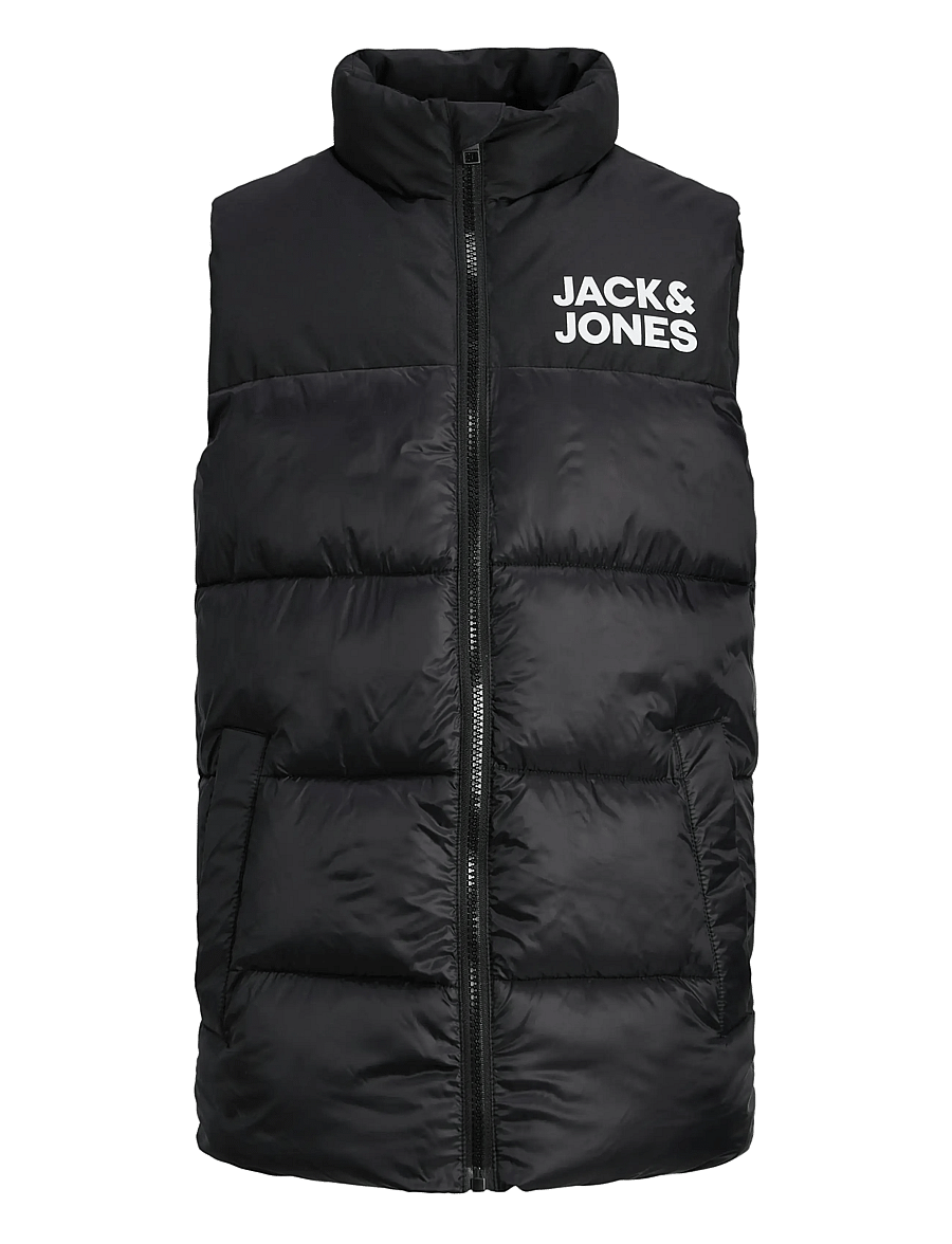 Jack & Jones - JJETOBY BODYWARMER COLLAR SN JNR - shop op leeftijd - black - 1