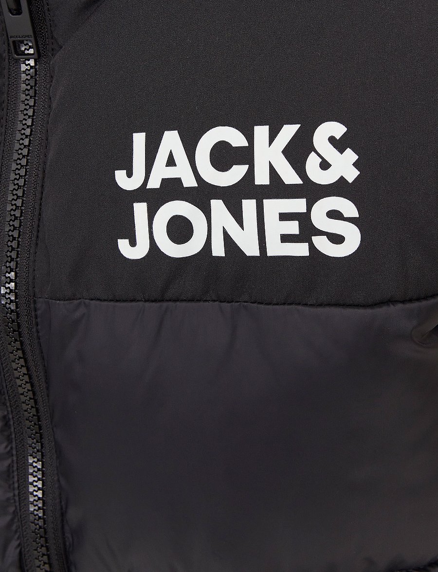 Jack & Jones - JJETOBY BODYWARMER COLLAR SN JNR - shop op leeftijd - black - 4