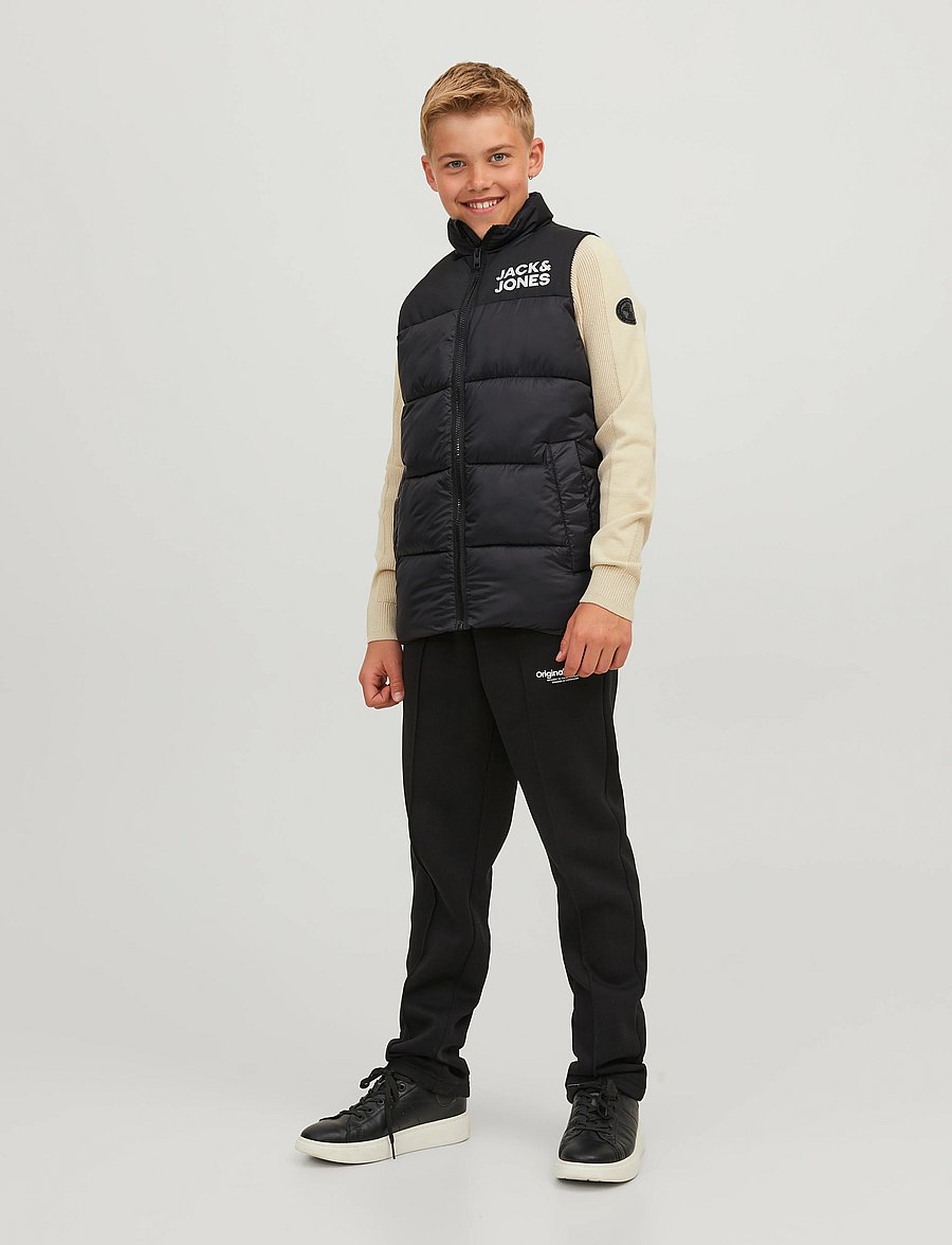 Jack & Jones - JJETOBY BODYWARMER COLLAR SN JNR - shop op leeftijd - black - 5