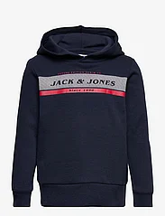 Jack & Jones - JJALEX SWEAT HOOD JNR - huvtröjor - navy blazer - 0