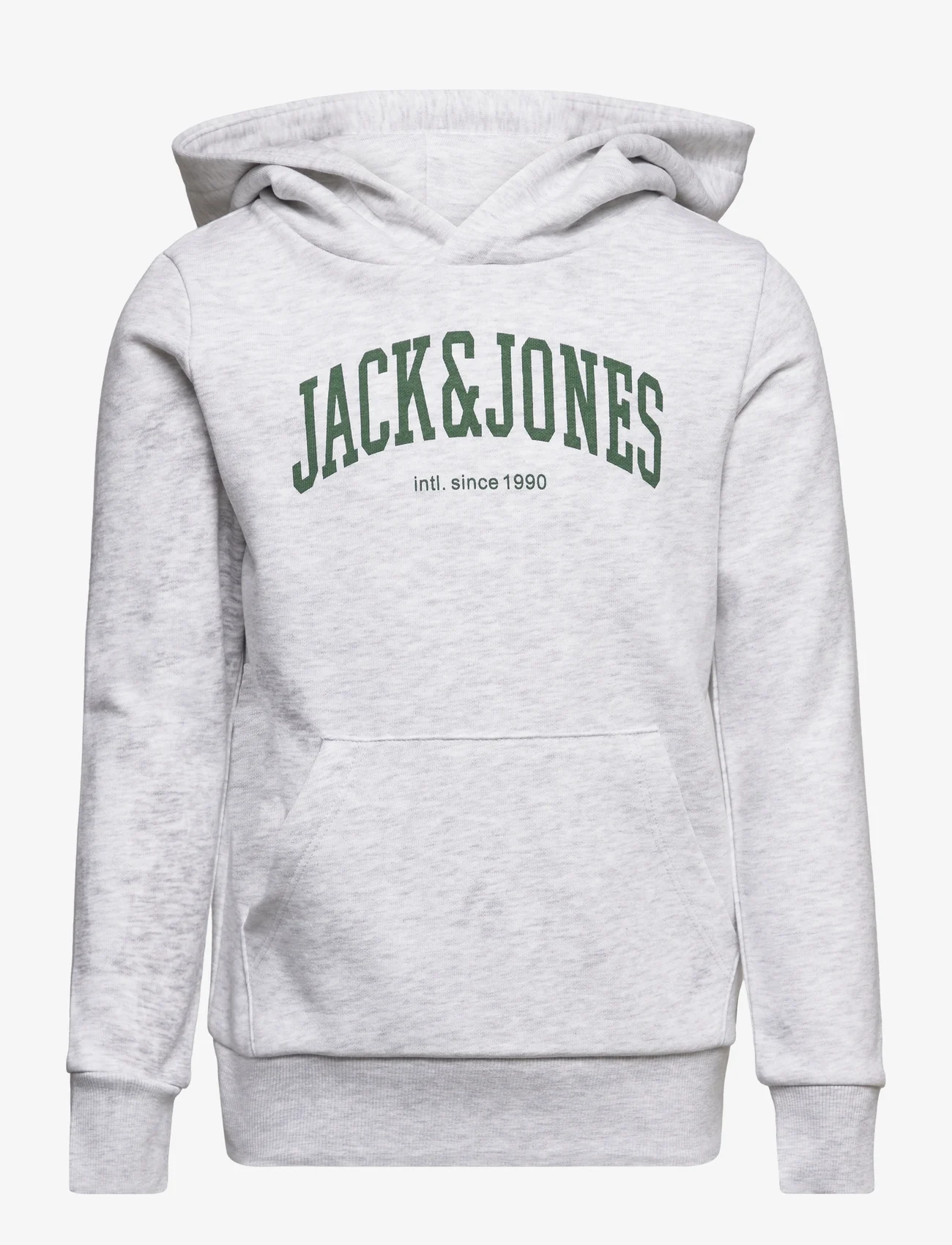 Jack & Jones - JJEJOSH SWEAT HOOD SN JNR - hættetrøjer - white melange - 0