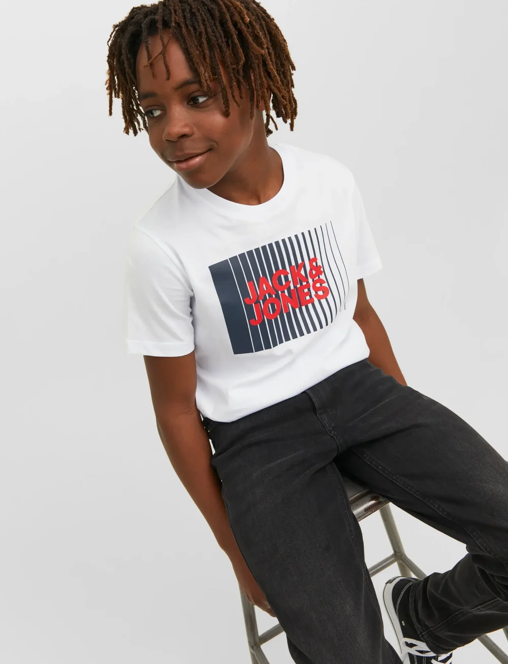 Jack & Jones - JJECORP LOGO TEE PLAY SS O-NECK NOOS JNR - kurzärmelige - white - 5
