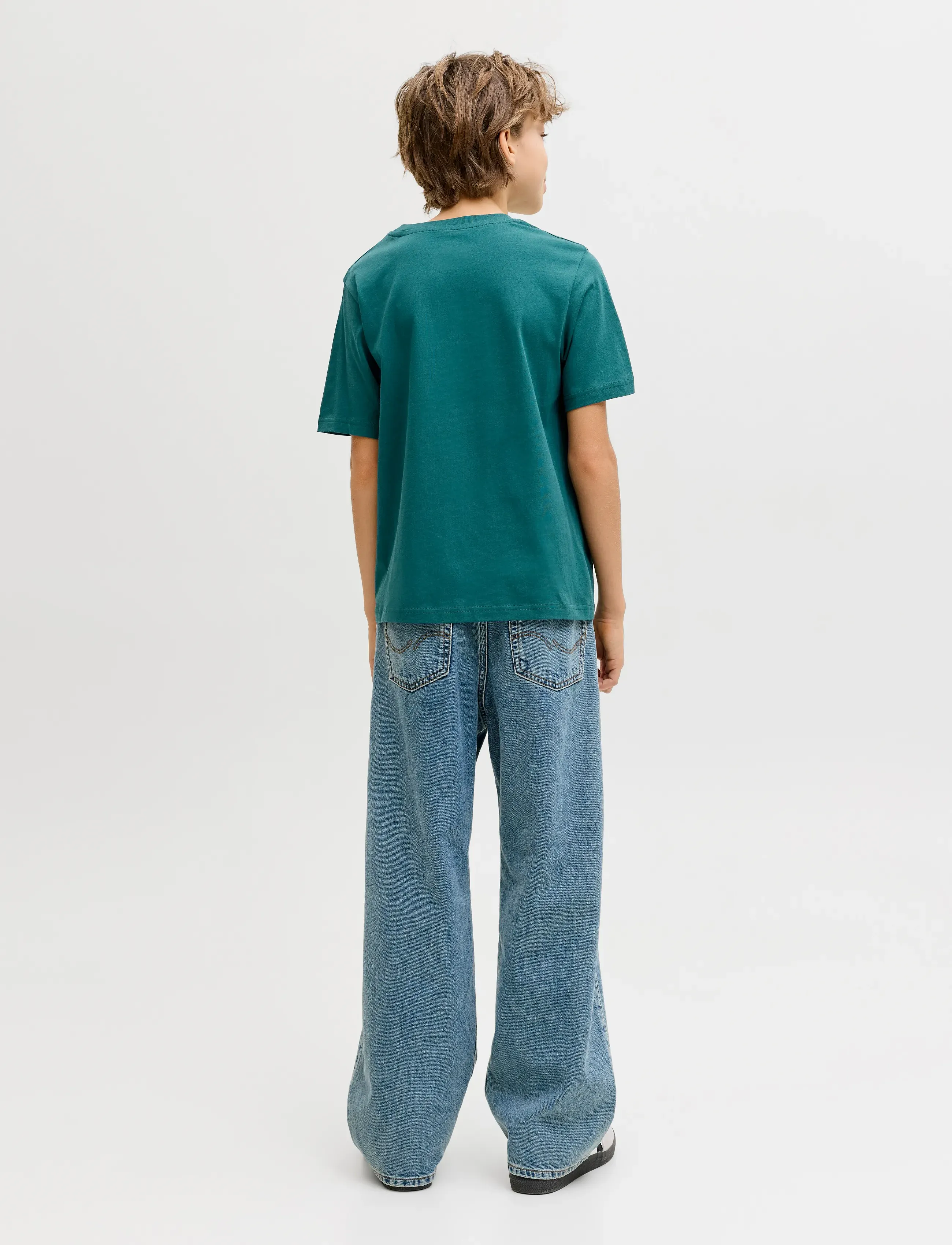 Jack & Jones - JJESTAR JJ TEE SS NOOS JNR - kortærmede t-shirts - atlantic deep - 2