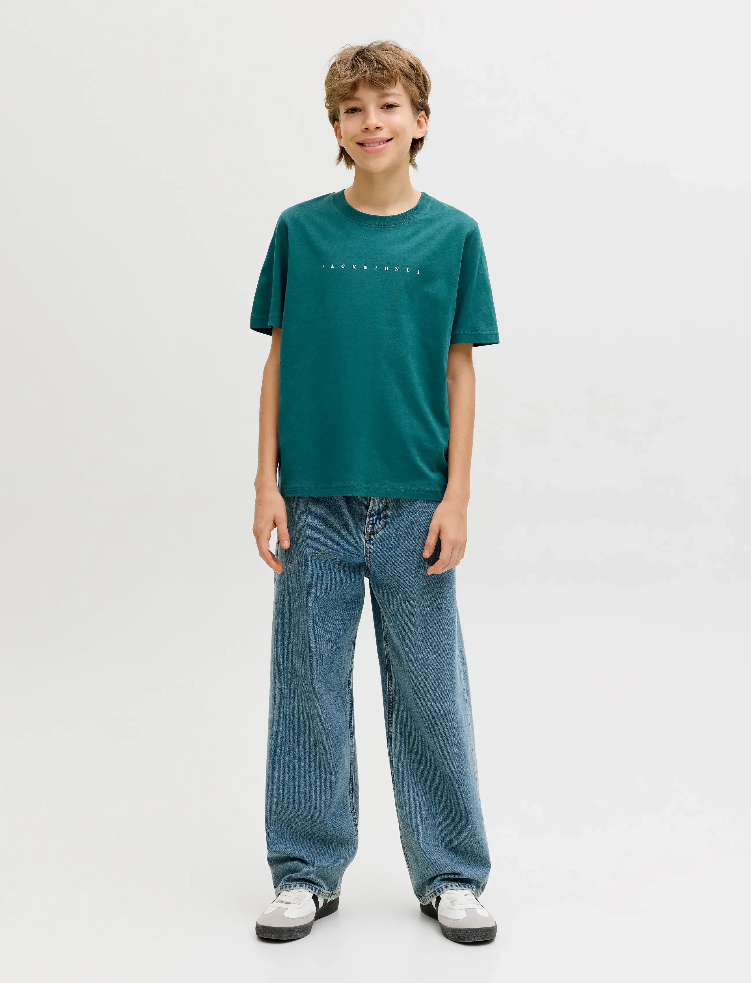 Jack & Jones - JJESTAR JJ TEE SS NOOS JNR - kortærmede t-shirts - atlantic deep - 3