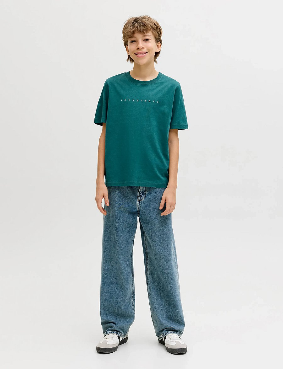 Jack & Jones - JJESTAR JJ TEE SS NOOS JNR - kortærmede t-shirts - atlantic deep - 3