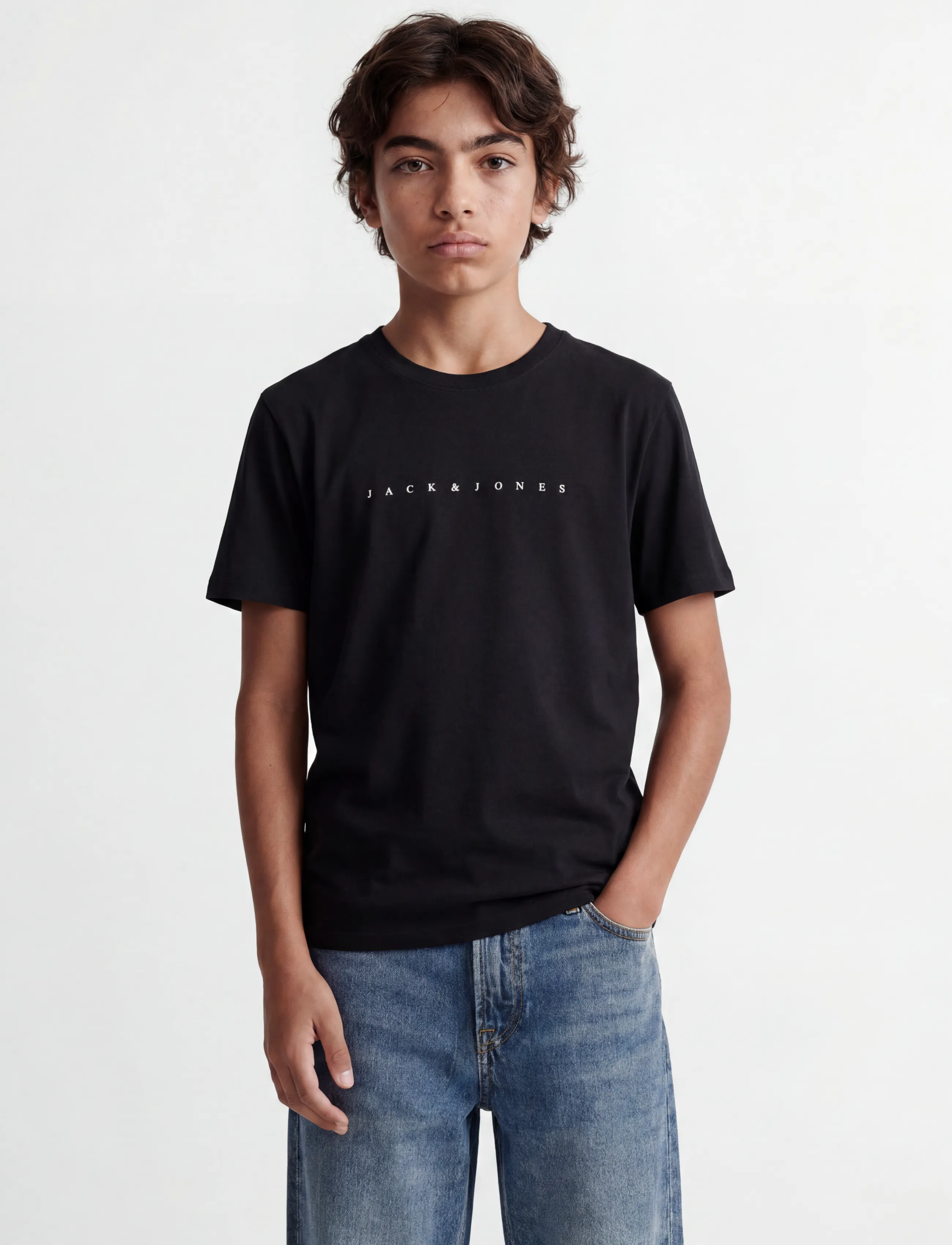 Jack & Jones - JJESTAR JJ TEE SS NOOS JNR - kurzärmelige - black - 0
