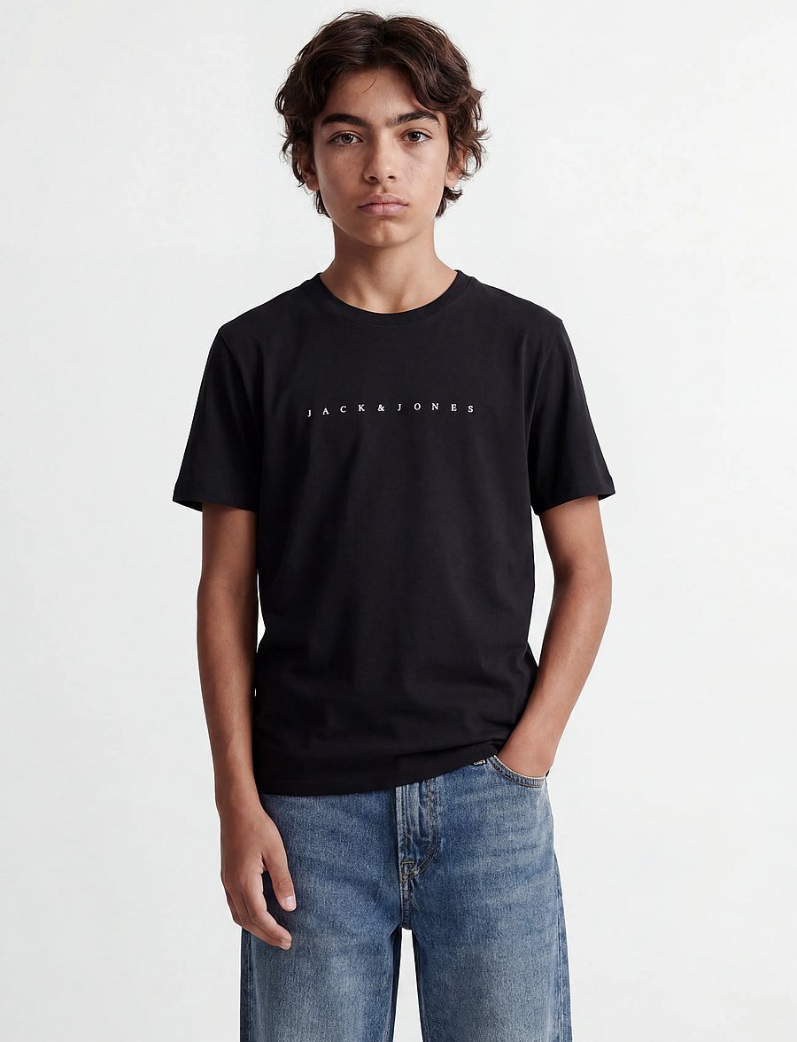 Jack & Jones - JJESTAR JJ TEE SS NOOS JNR - kurzärmelige - black - 0