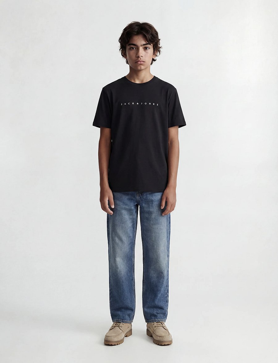Jack & Jones - JJESTAR JJ TEE SS NOOS JNR - kurzärmelige - black - 3