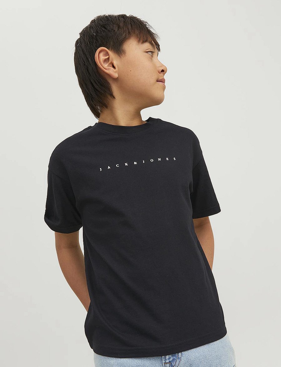 Jack & Jones - JJESTAR JJ TEE SS NOOS JNR - kurzärmelige - black - 5