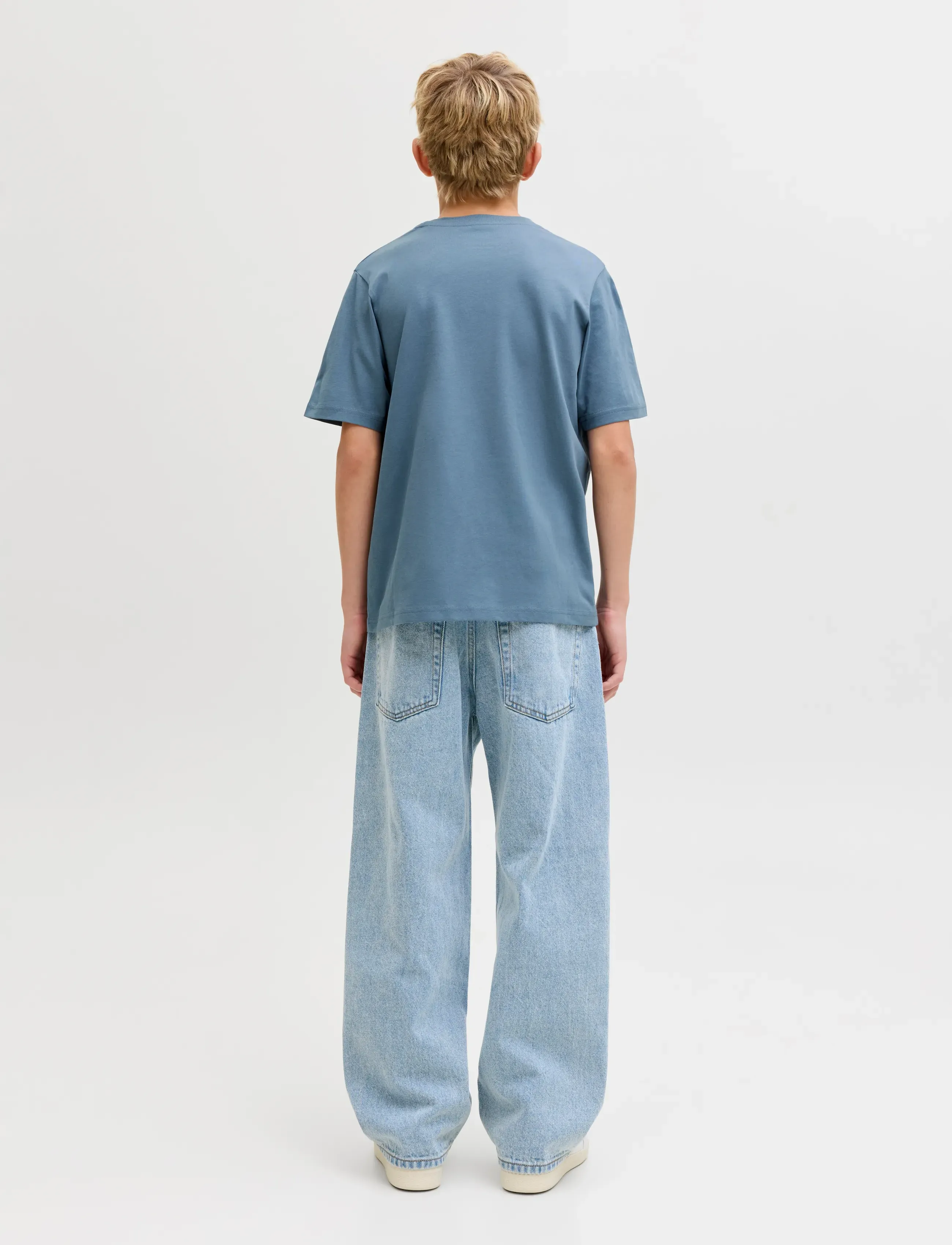 Jack & Jones - JJESTAR JJ TEE SS NOOS JNR - kortærmede t-shirts - blue mirage - 2