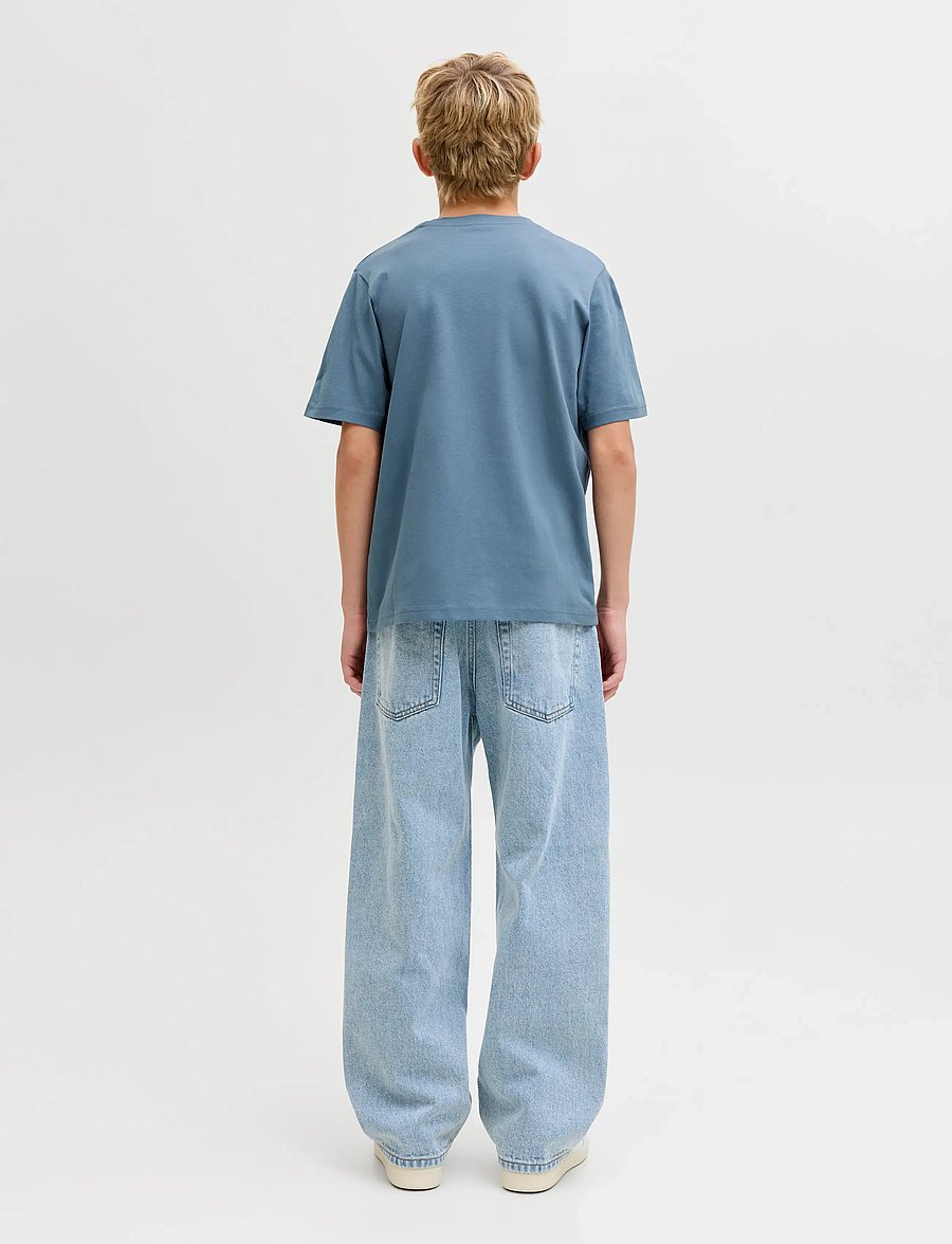 Jack & Jones - JJESTAR JJ TEE SS NOOS JNR - kortærmede t-shirts - blue mirage - 2