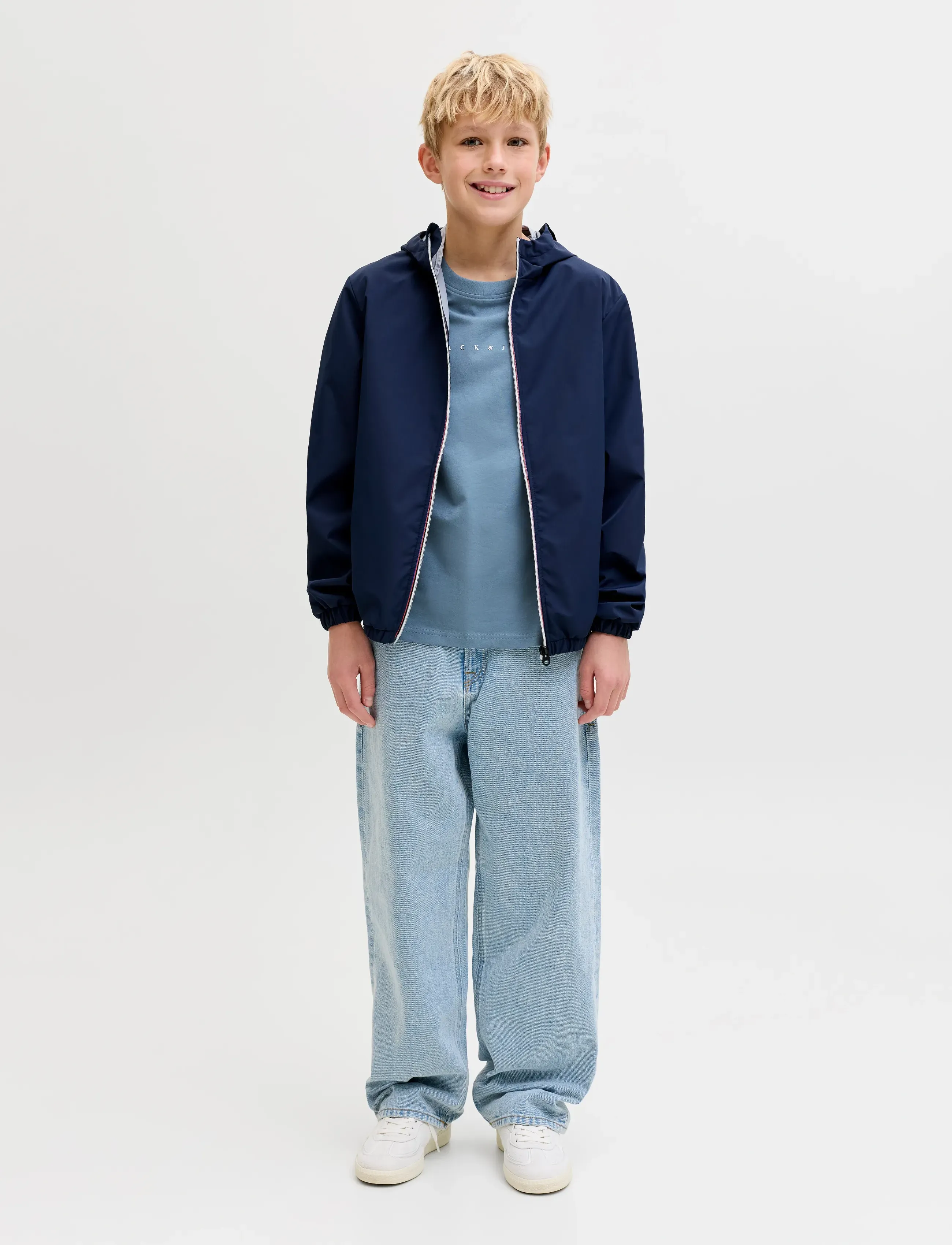 Jack & Jones - JJESTAR JJ TEE SS NOOS JNR - kortærmede t-shirts - blue mirage - 3